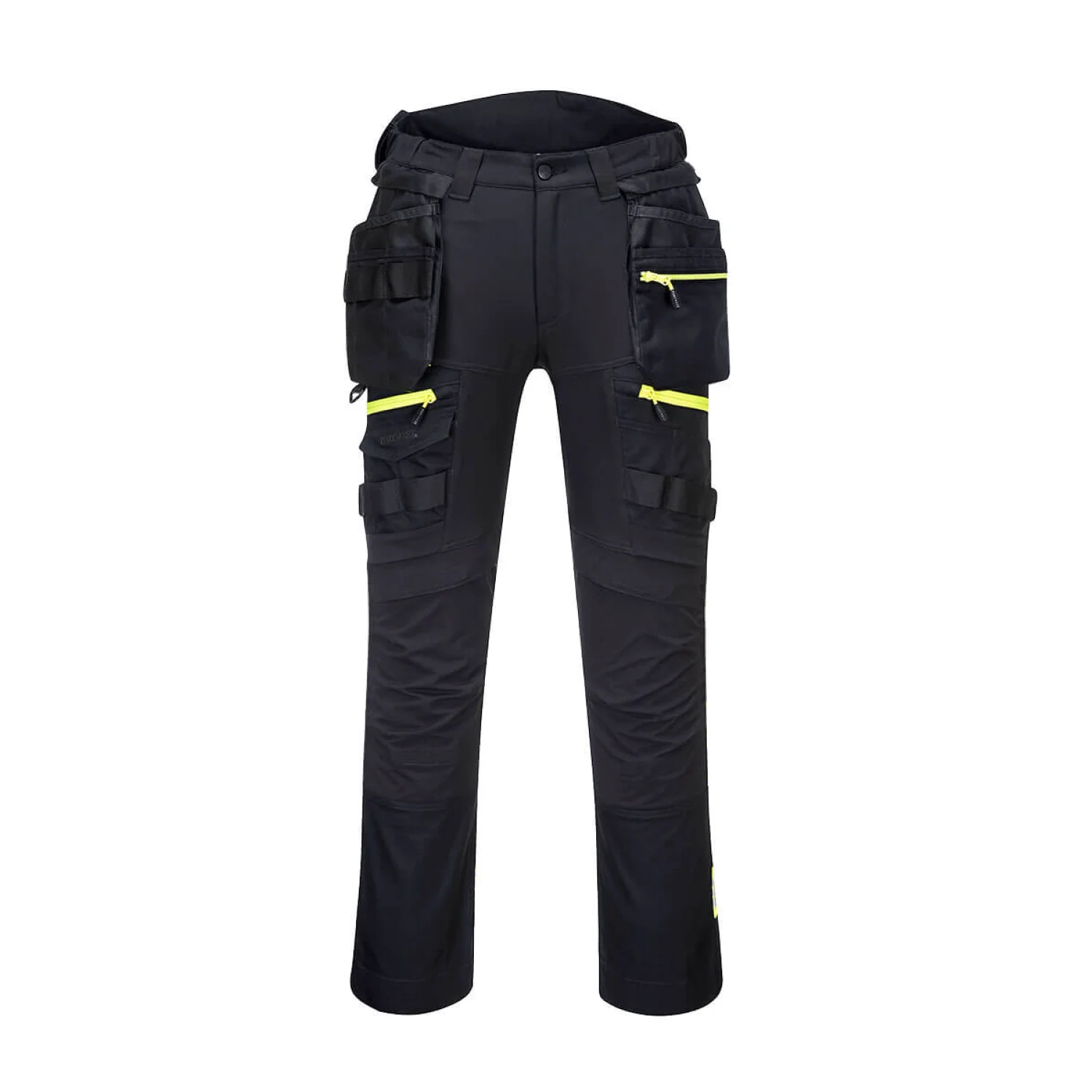 Portwest DX4 Women's Detachable Holster Pocket Trousers fekete