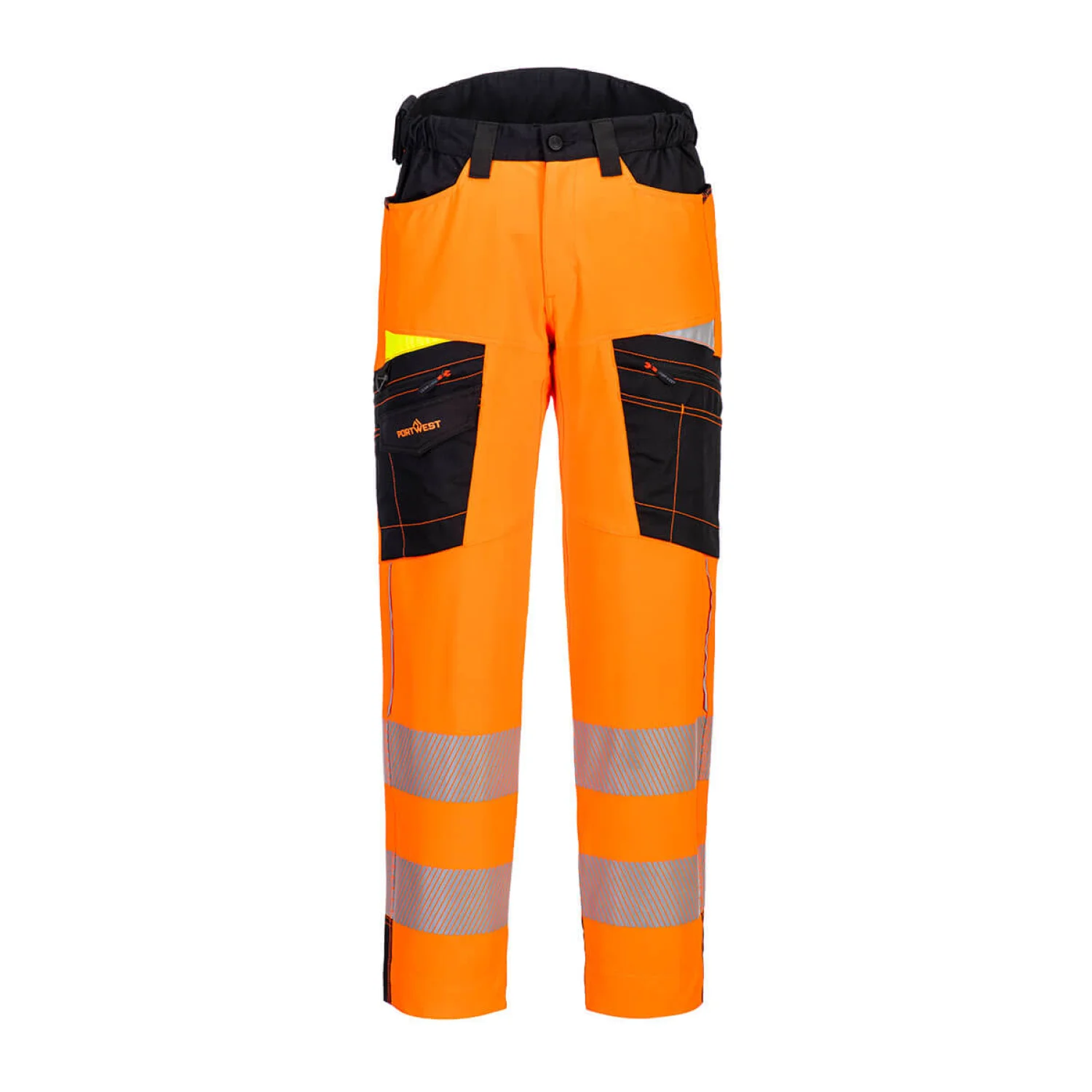 Portwest DX4 Hi-Vis Service nadrág narancs/fekete