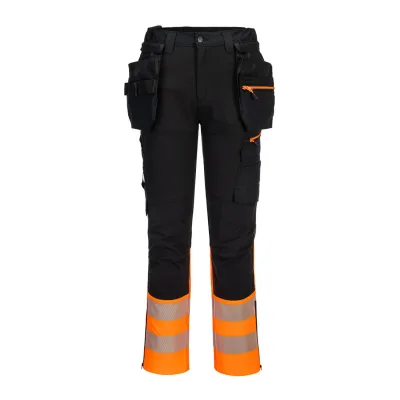Portwest DX4 Hi-Vis nadrág lezippzározható lengőzsebbel