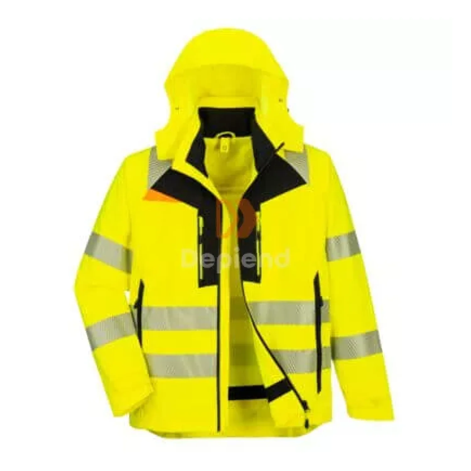 Portwest DX4 Hi-Vis 4 az 1-ben kabát sárga / fekete