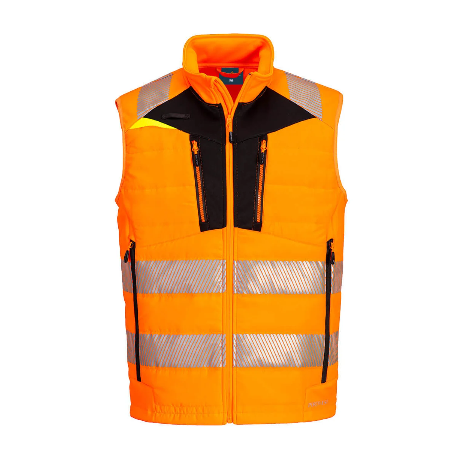 Portwest DX4 Hi-Vis Softshell Gilet narancs/fekete