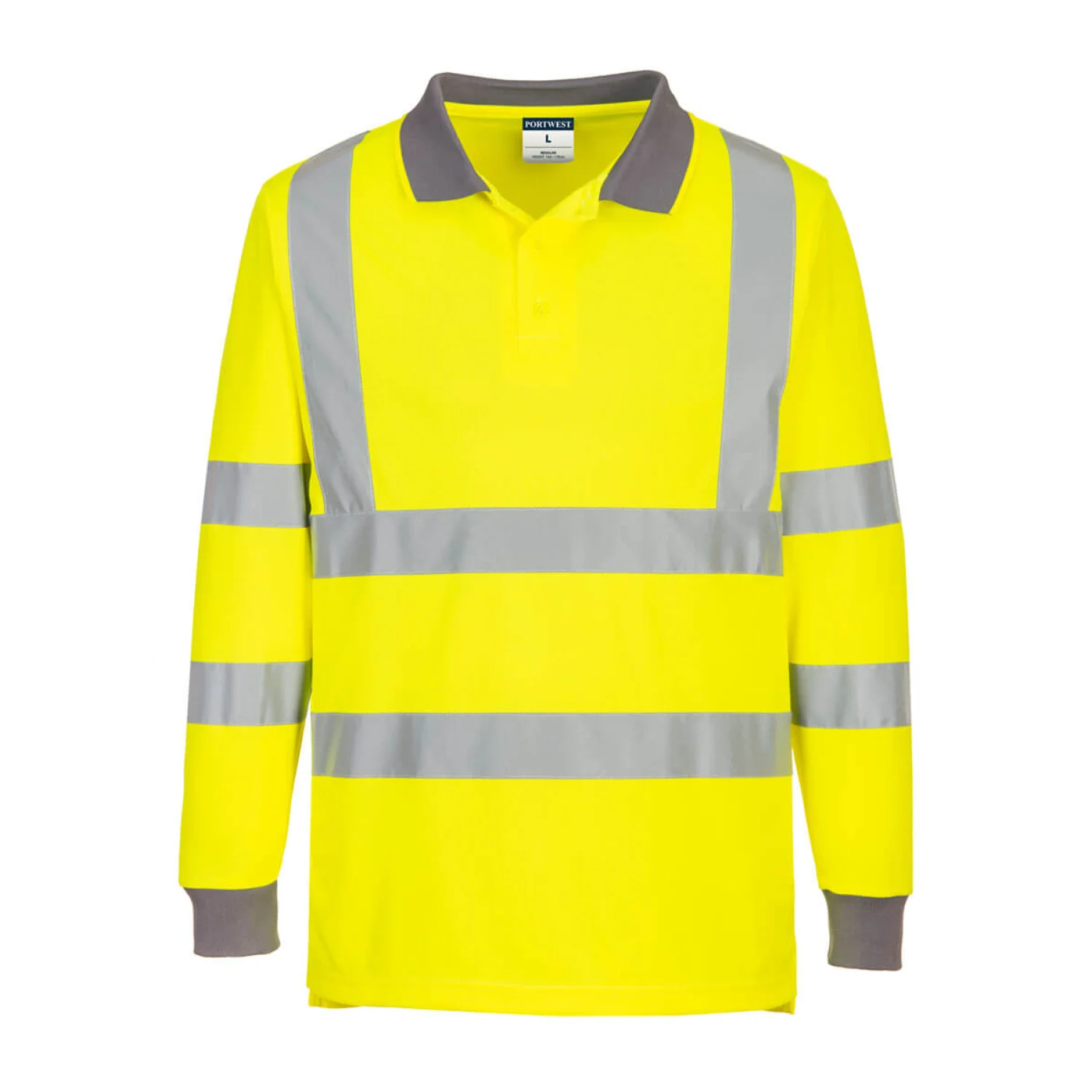 Portwest Eco Hi-Vis L/S Polo  (6 db)