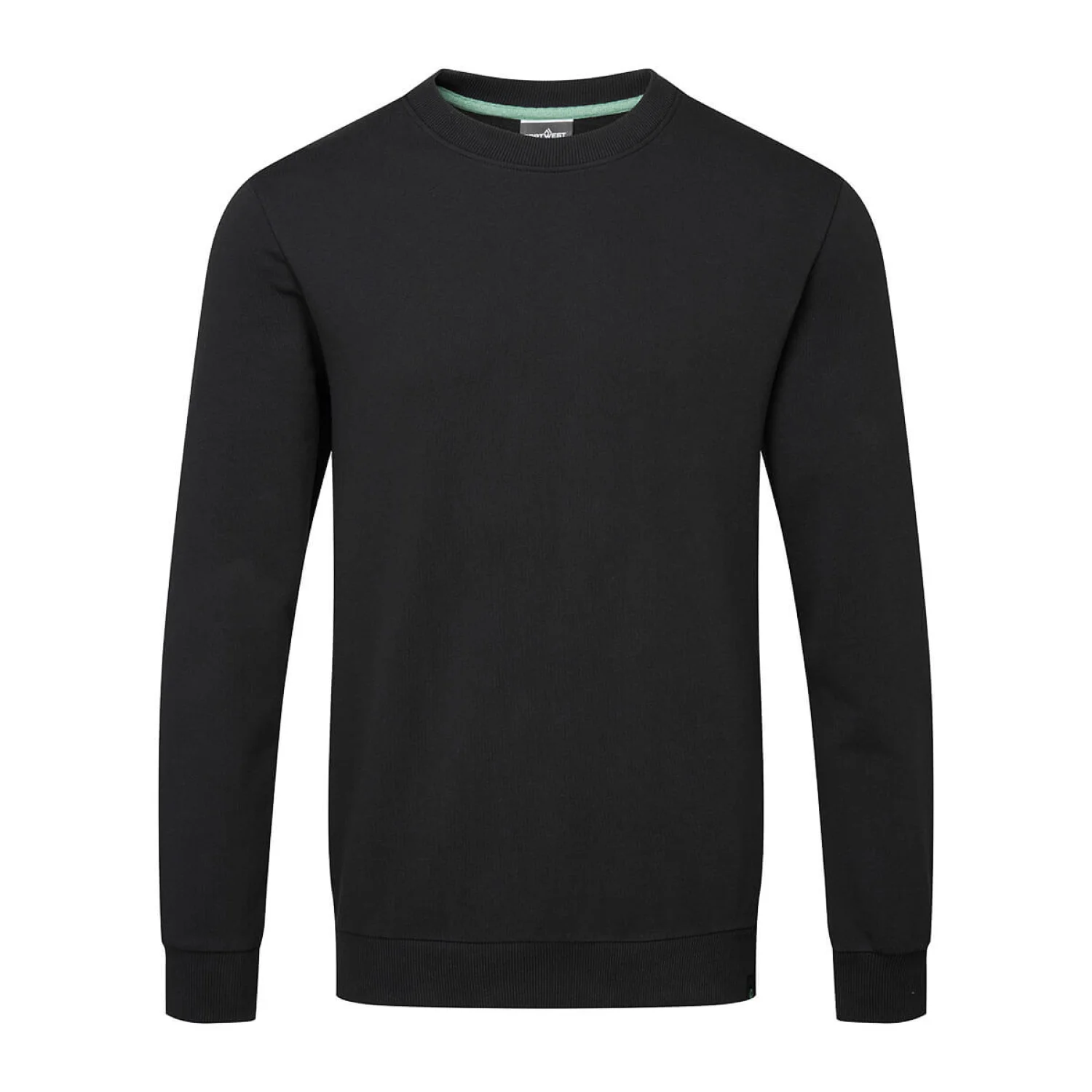 Portwest Organic Cotton Recyclable Sweatshirt fekete