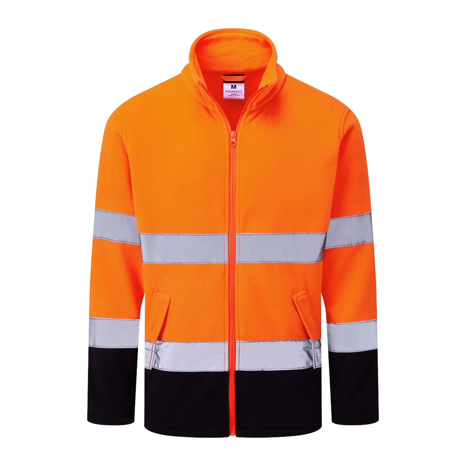 Portwest ES1 Essential Hi-Vis kéttónusú polár Narancs/Navy