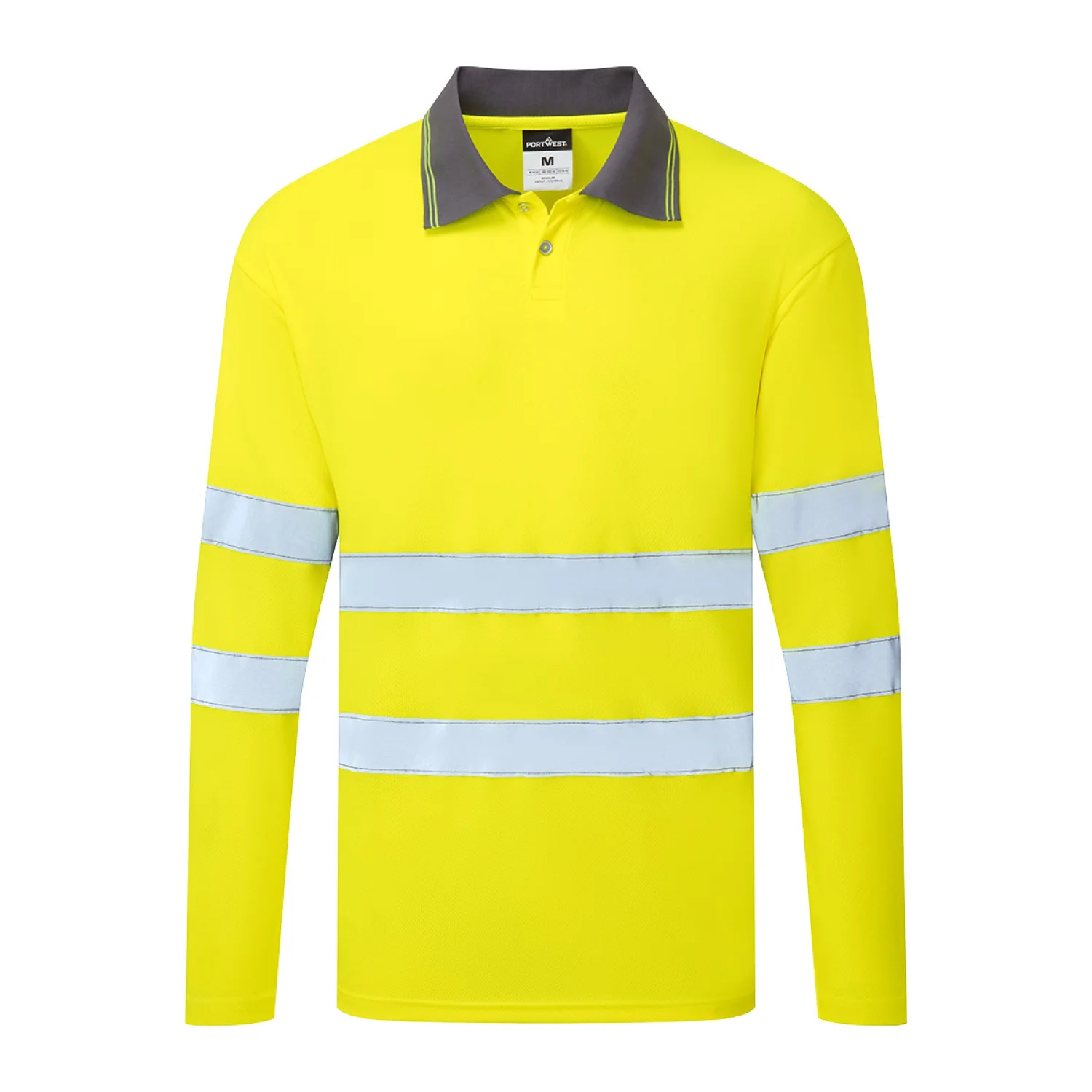Portwest ES1 Essential Hi-Vis galléros póló sárga