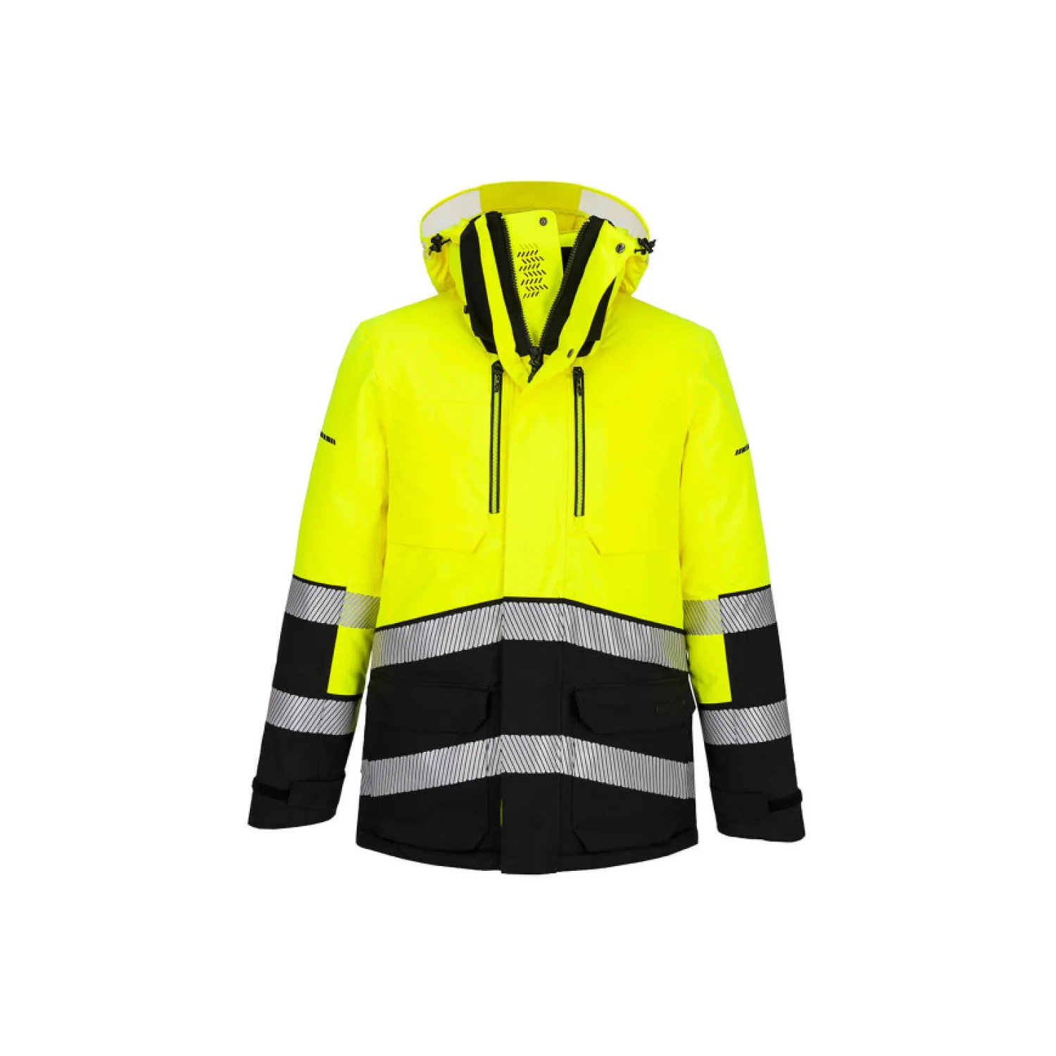 Portwest EV401 - EV4 Hi-Vis Expedition Parka télikabát sárga/fekete