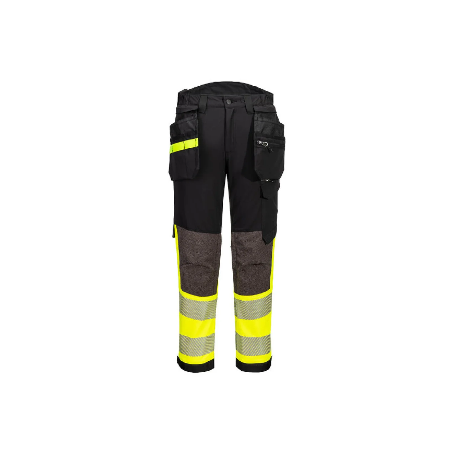 PORTWEST EV4 Hi-Vis Class 1 lengőzsebes nadrág sárga/fekete