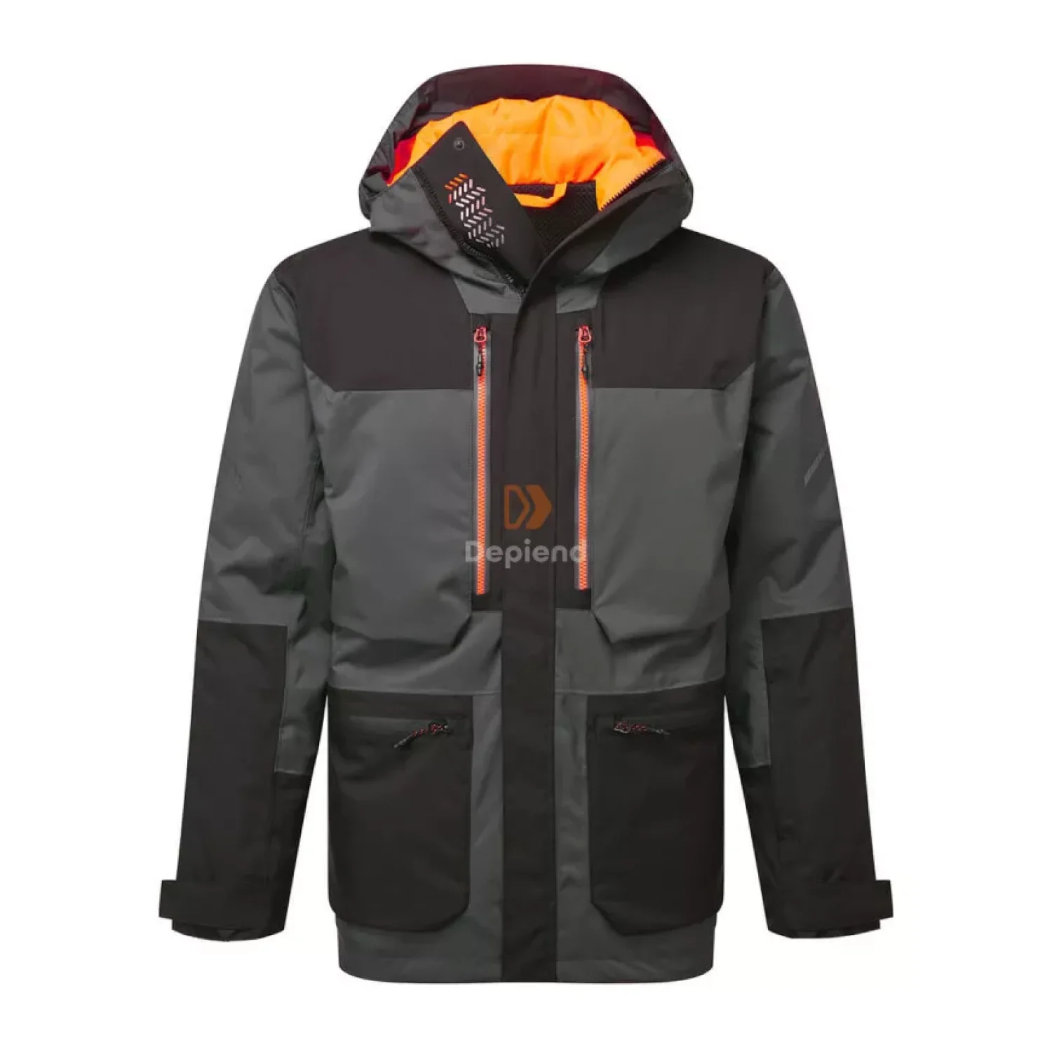 Portwest EV4 téli parka kabát metál szürke