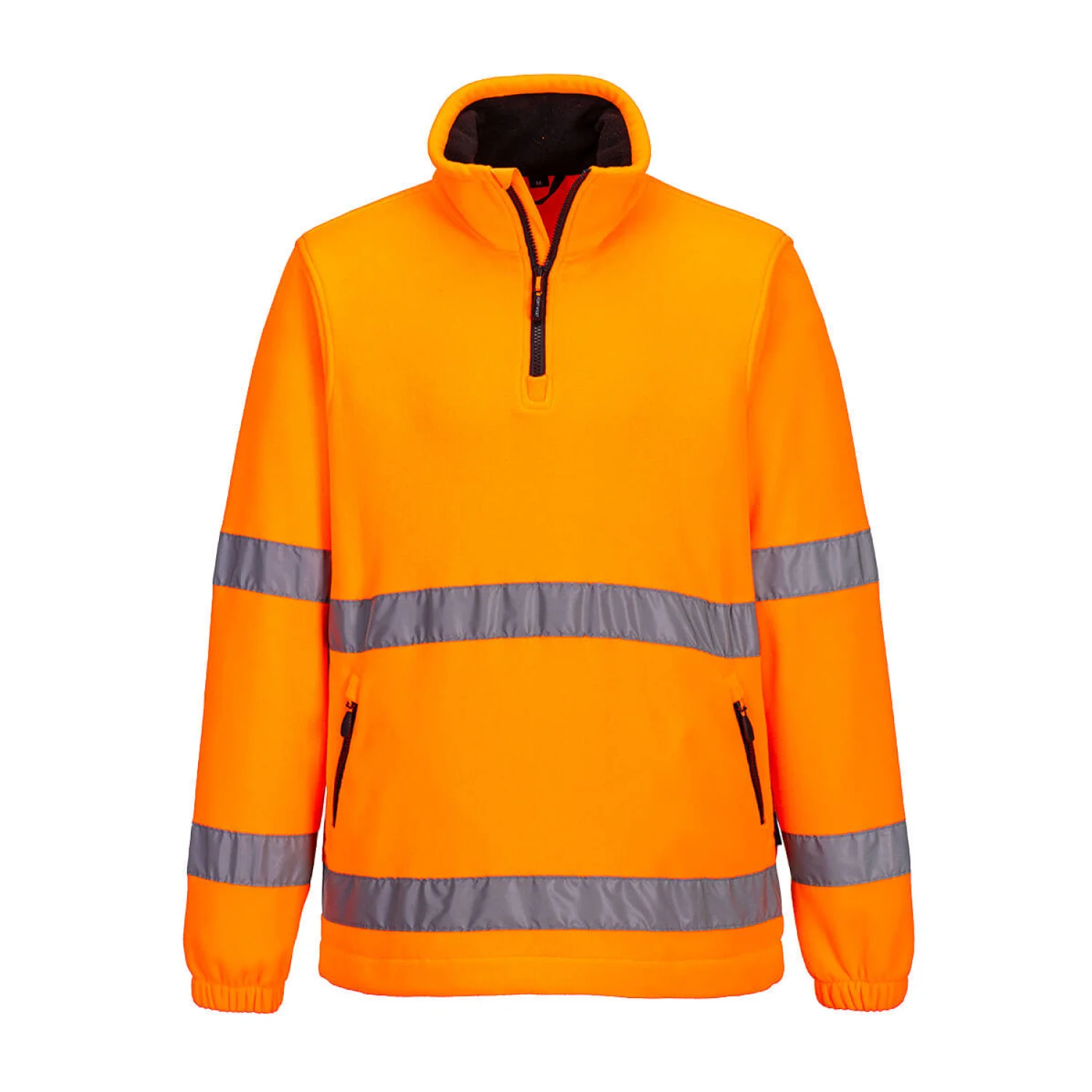 Portwest Hi-Vis 1/2 Zip polár narancs