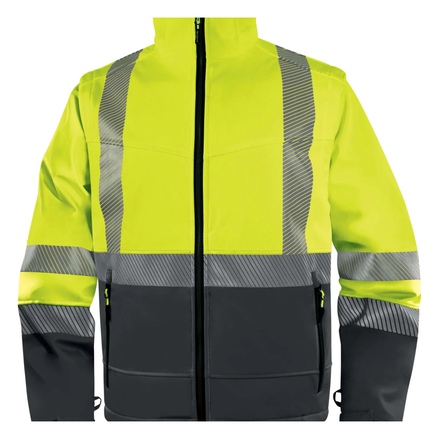 Delta Plus Kabát fast orange Fluo sárga-Szürke