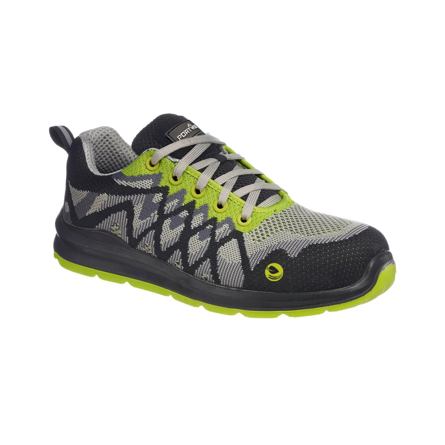Portwest Compositelite Eco Runner munkavédelmi cipő S1P S1P fekete/sárga
