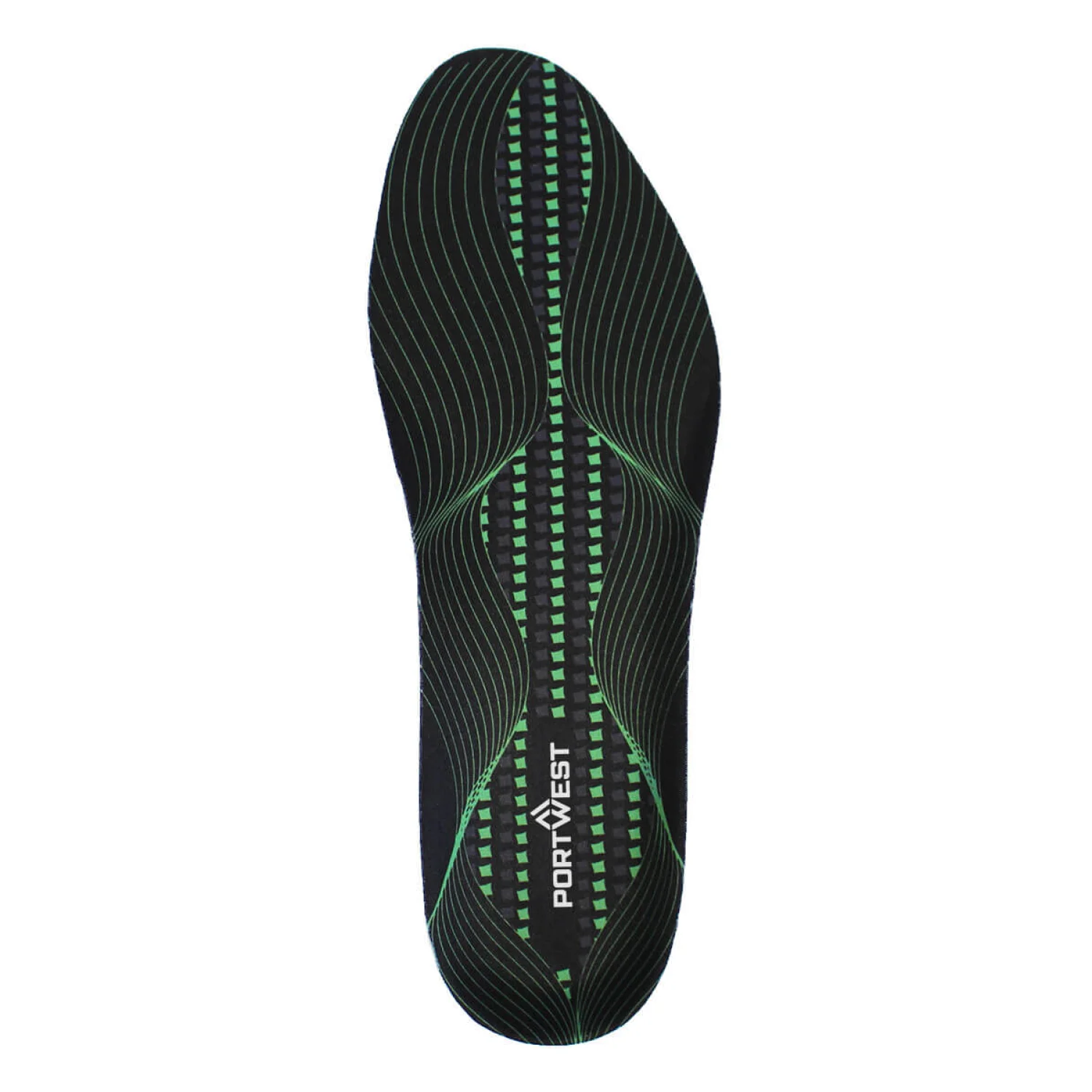 Portwest Gel & Arch talpbetét Fekete/Zöld