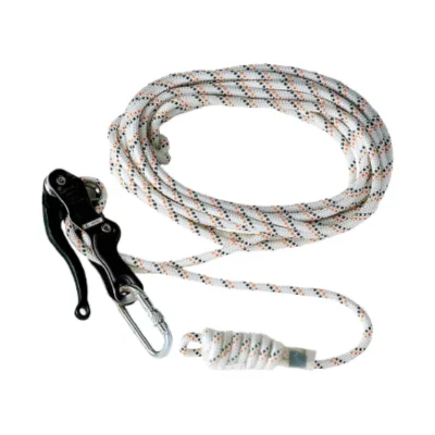 Sir Safety Grip descender on 10 m rope