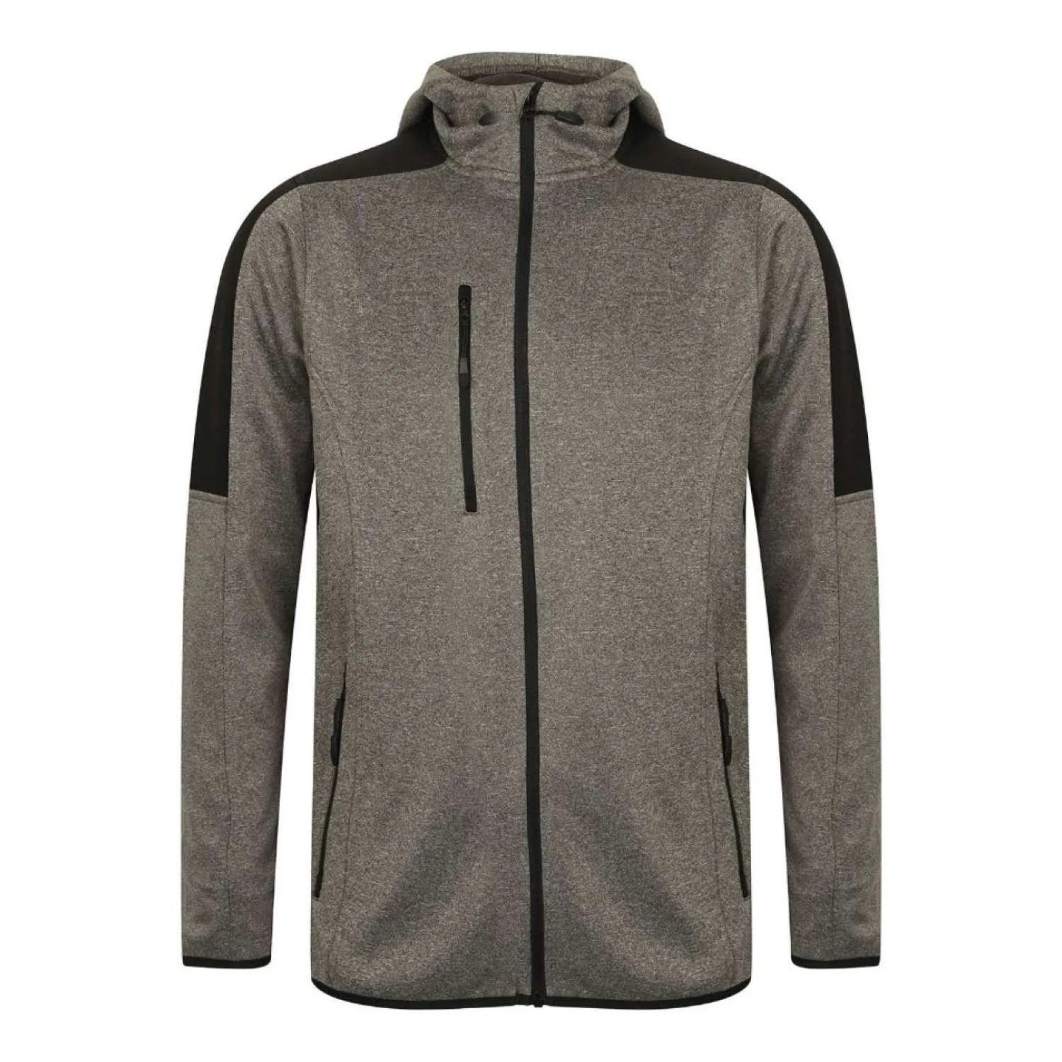 Finden + Hales Felnőtt aktív softshell dzseki Dark Grey Marl/Black