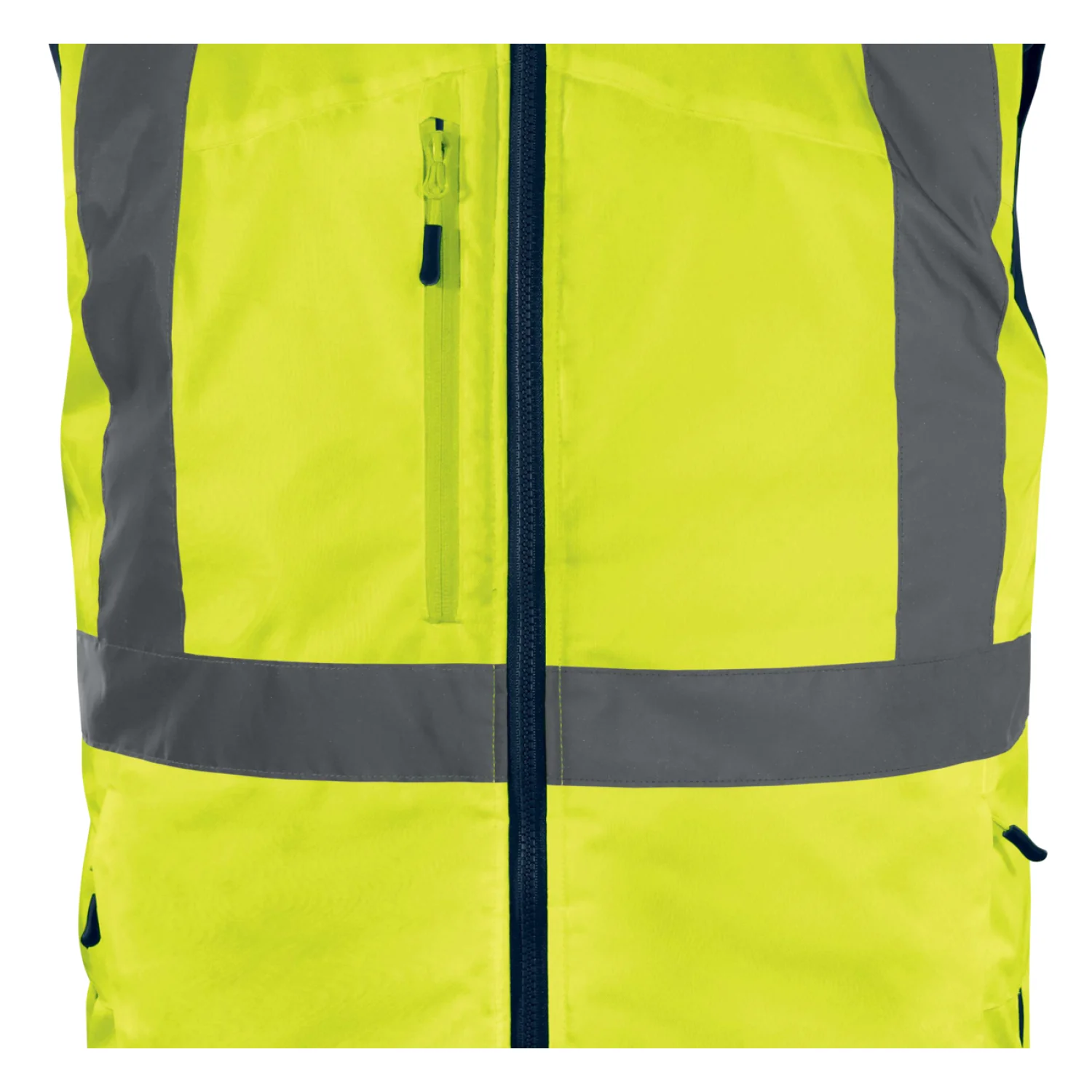 Delta Plus Mellény FIDJI3HV narancssá Fluo sárga-Tengerészkék