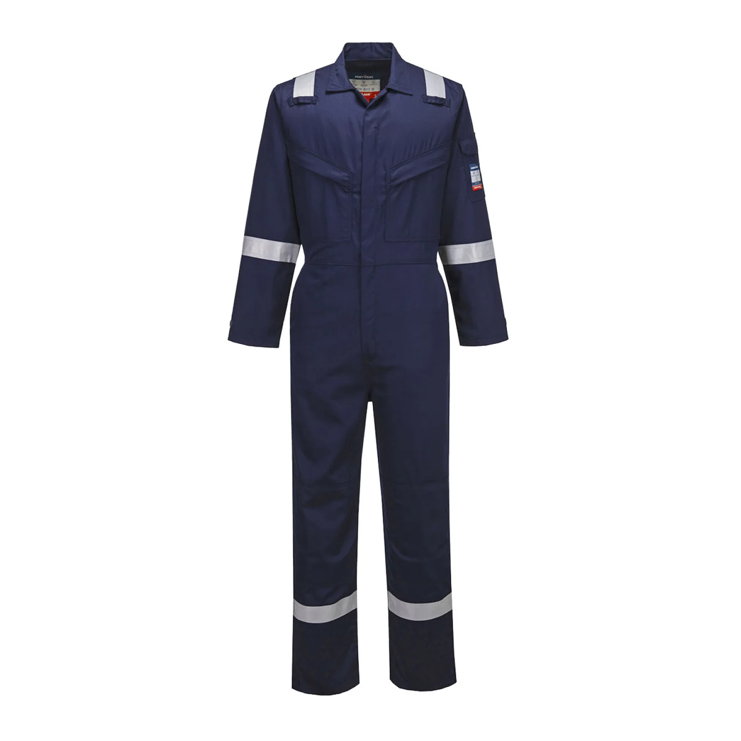Portwest Rovarriasztó lángálló overál, 210g Navy