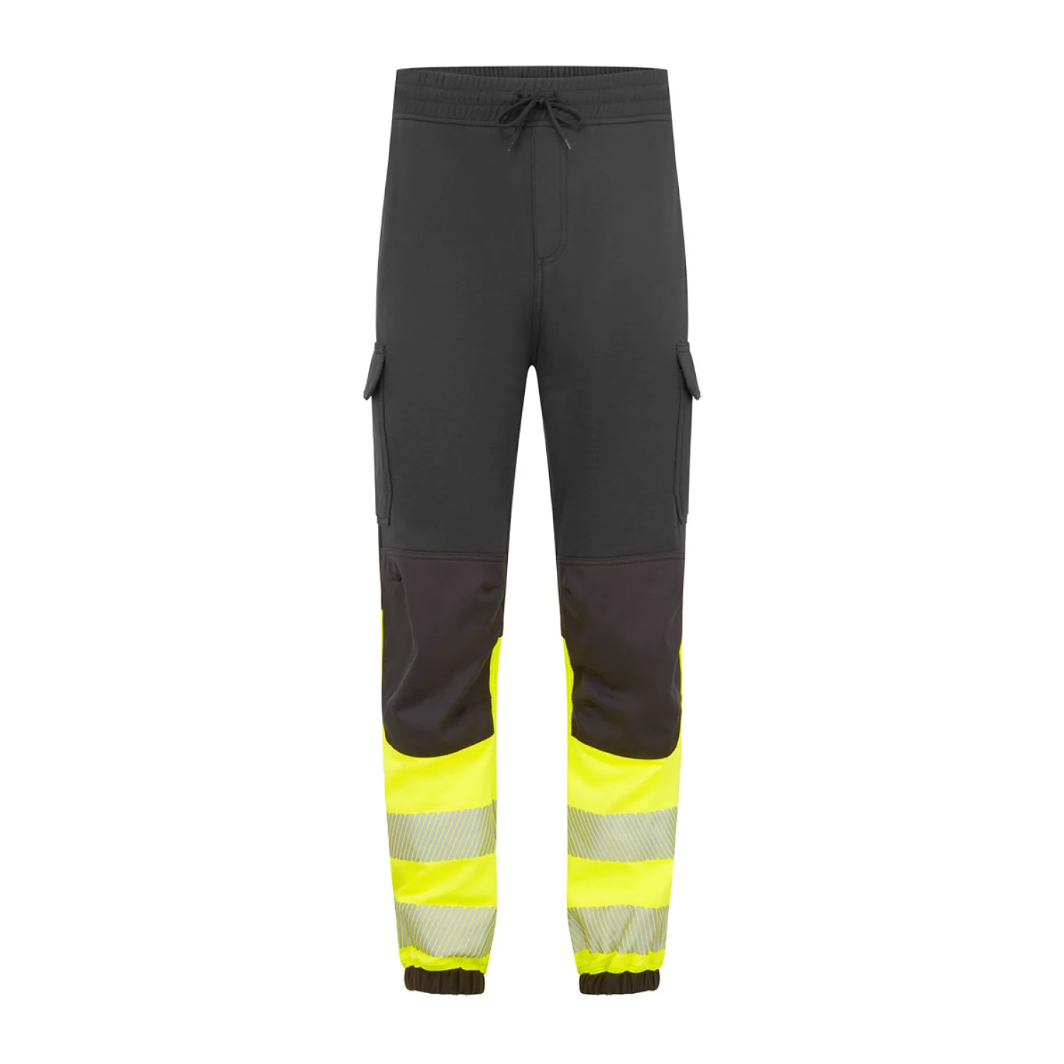 Portwest PW3 Modaflame Hi-Vis Class 1 lángálló jogger nadrág fekete/sárga