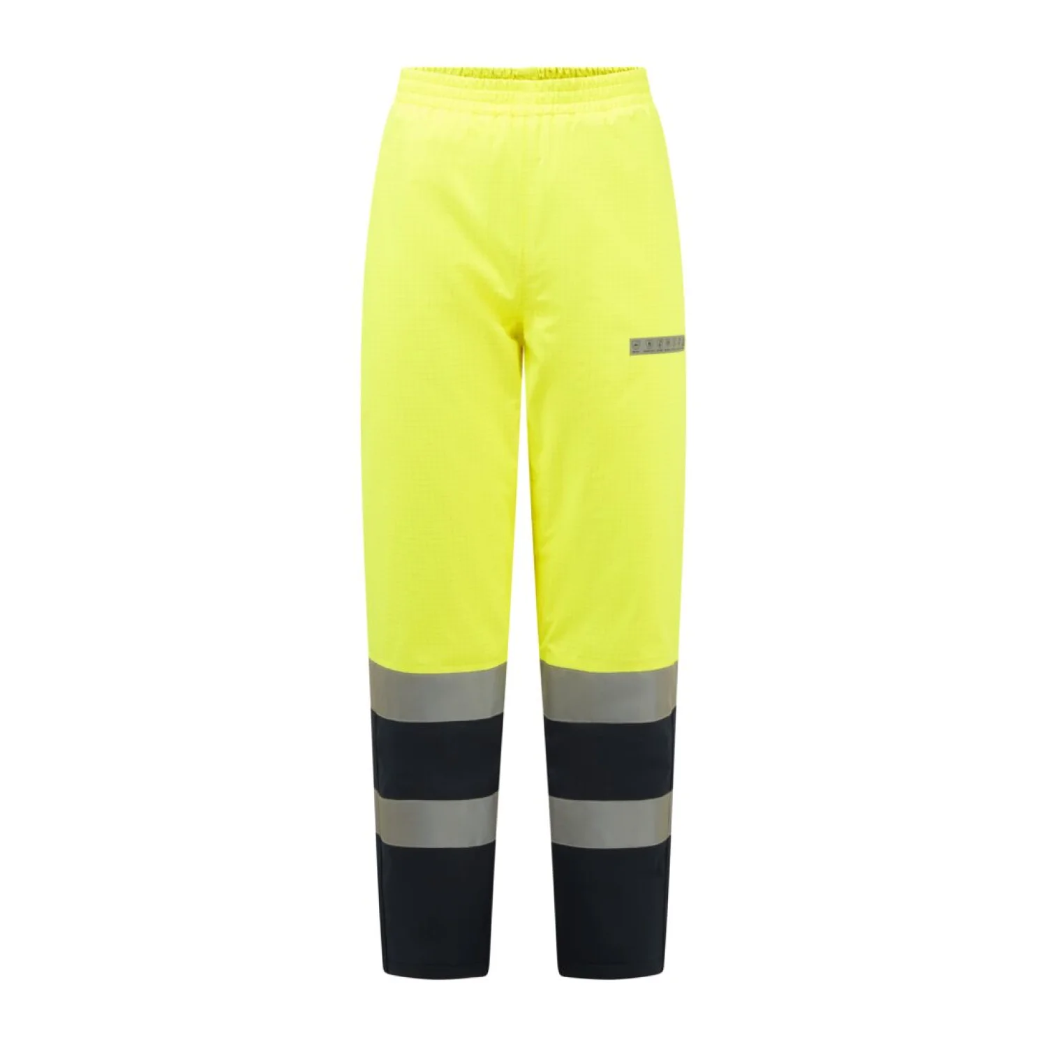 Portwest Bizflame Rain+ Hi-Vis Multi-Norm Contrast FR téli nadrág Sárga/Navy