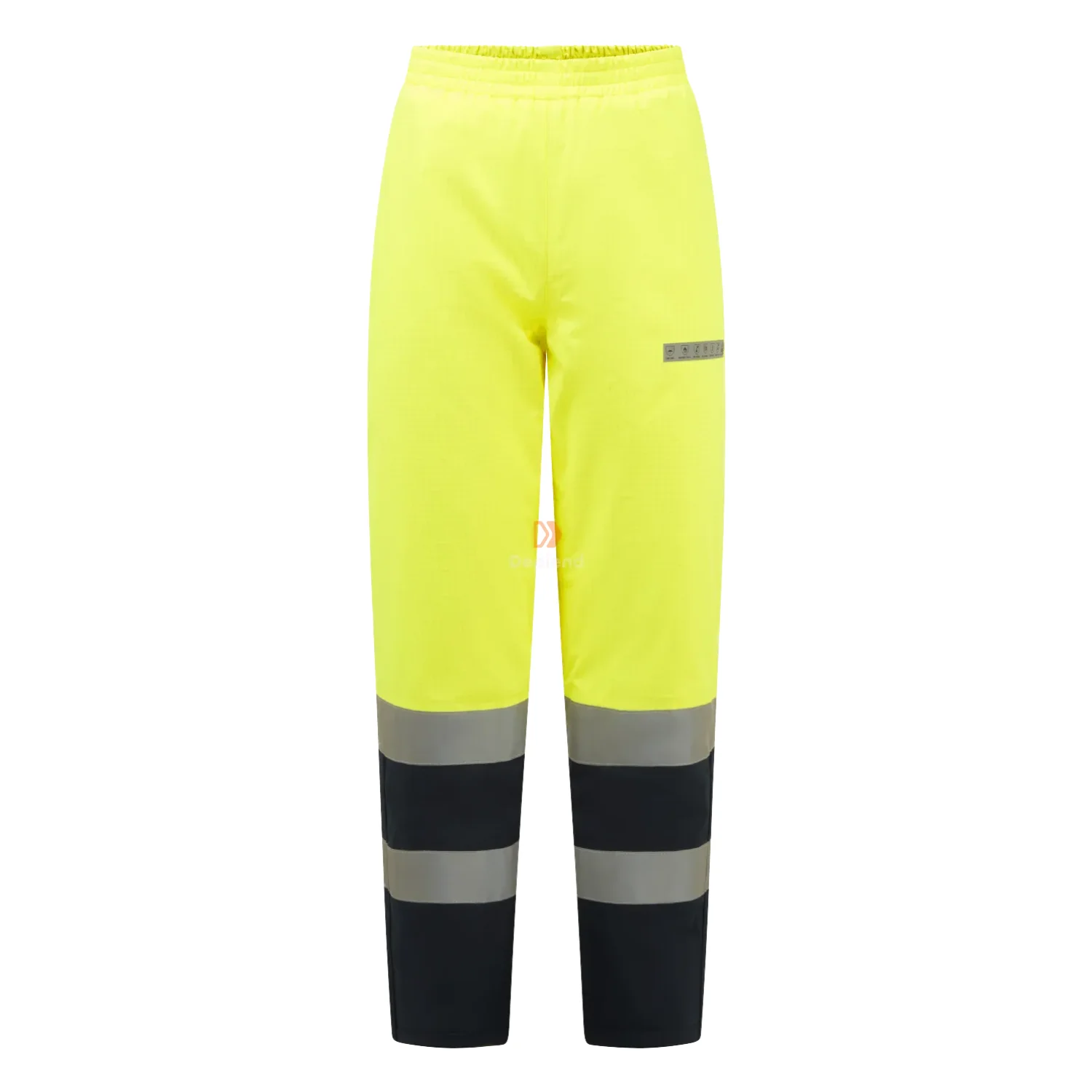 Portwest Bizflame Rain+ Hi-Vis Multi-Norm Contrast FR téli nadrág sárga/tengerészkék