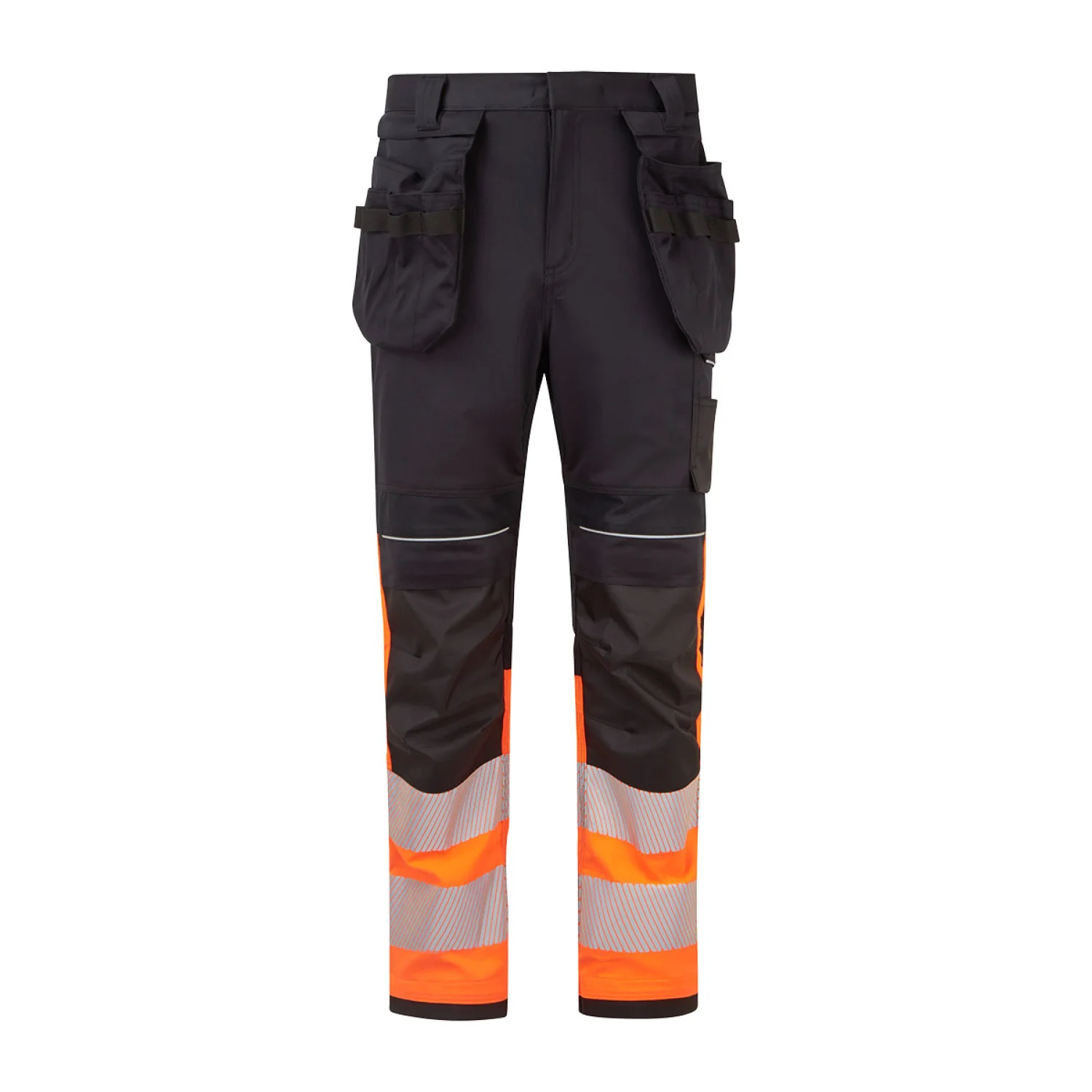 Portwest PW3 Modaflame Class 1 lángálló lengőzsebes nadrág narancs/fekete