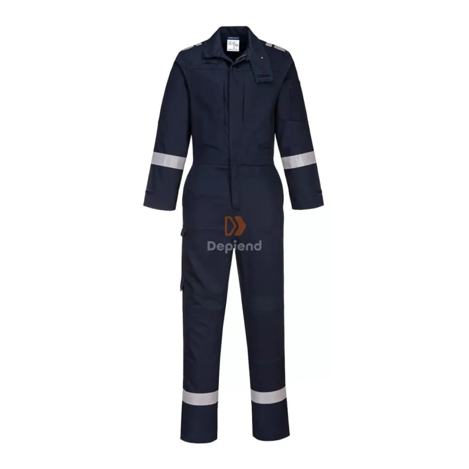 Portwest Bizflame Plus Stretch lángálló overál tengerészkék