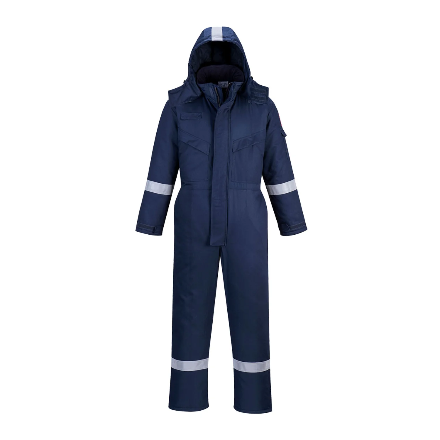 Portwest FR Anti-Static lángálló téli overál Navy