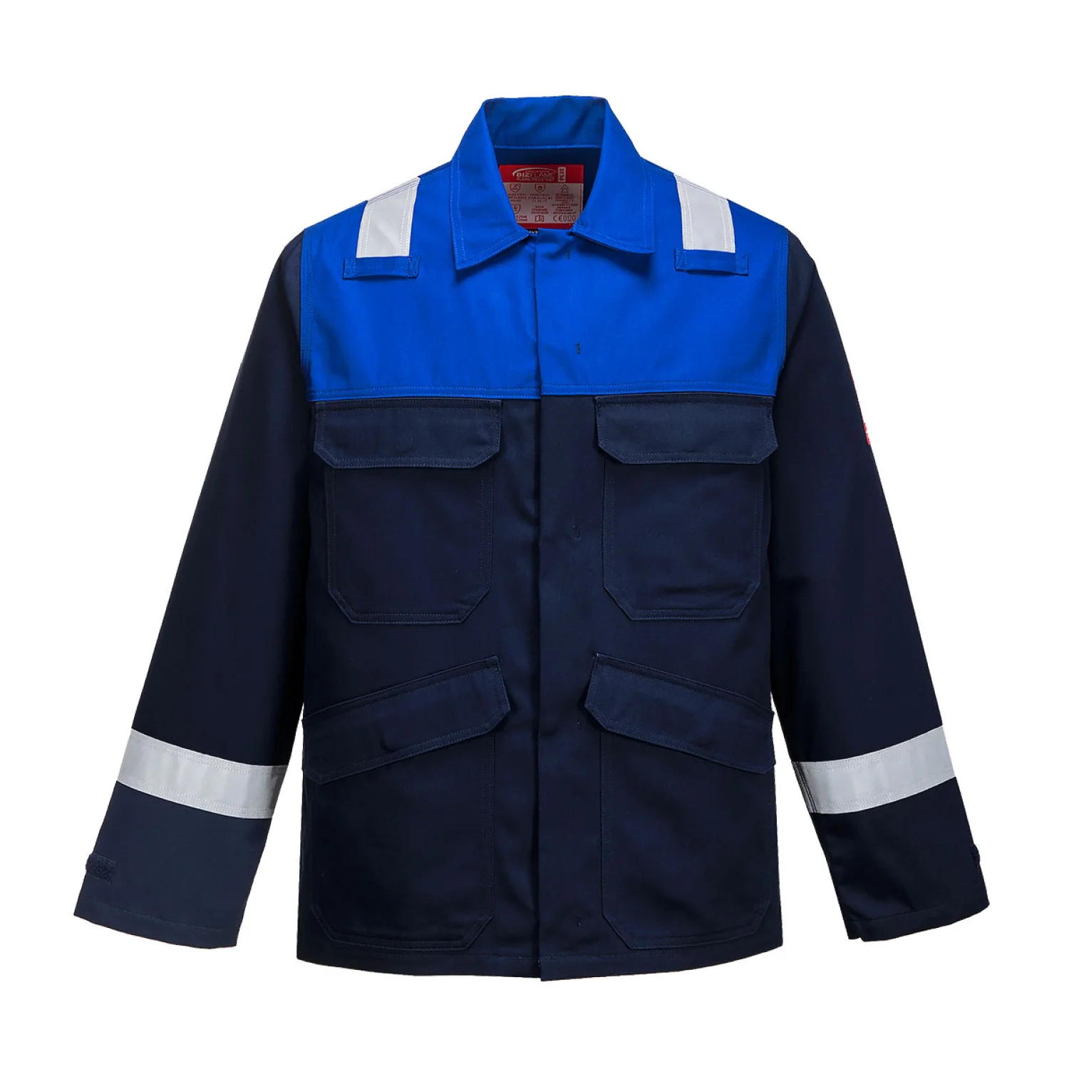 Portwest Bizflame Plus kabát Navy/Royal