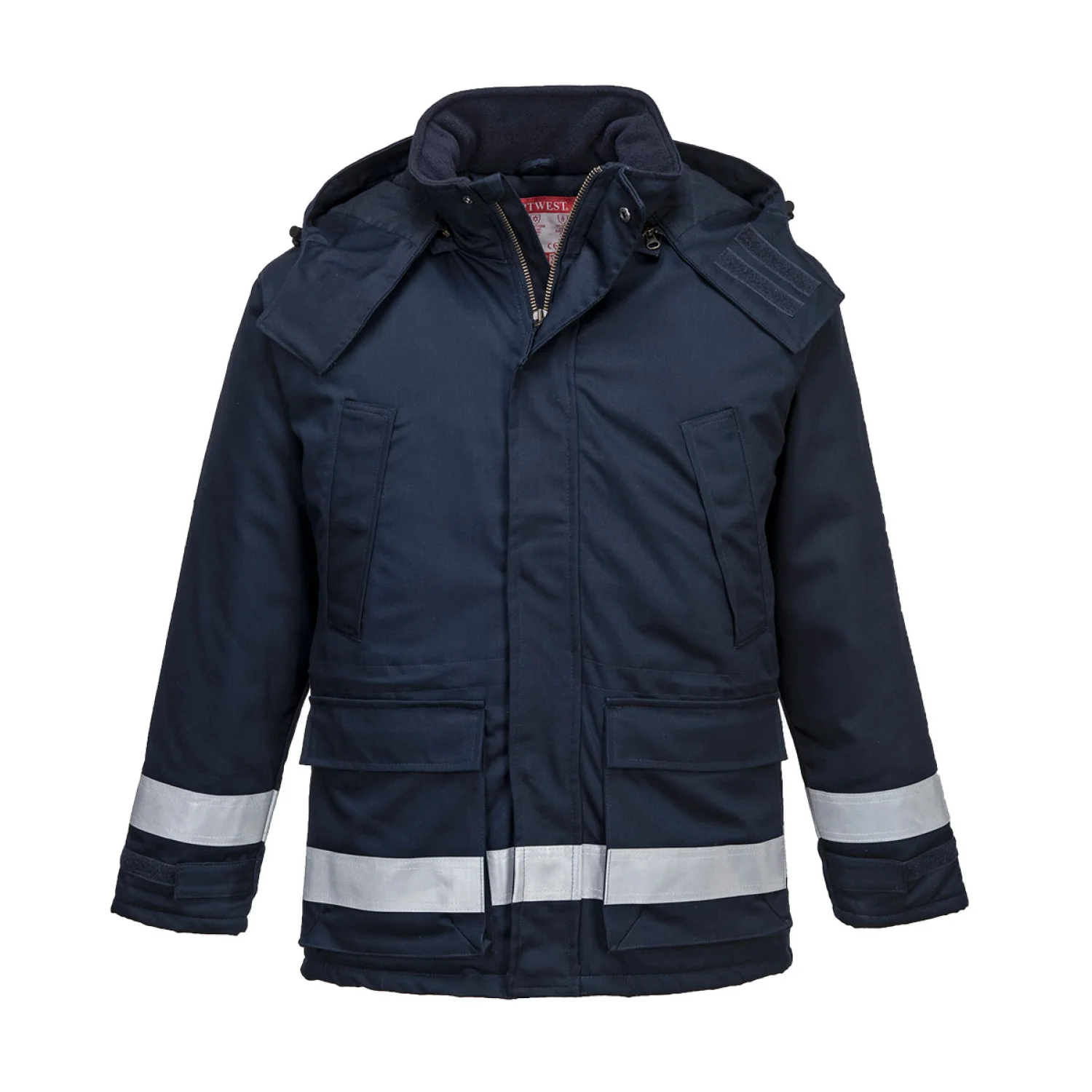 Portwest FR Anti-Static téli kabát Navy