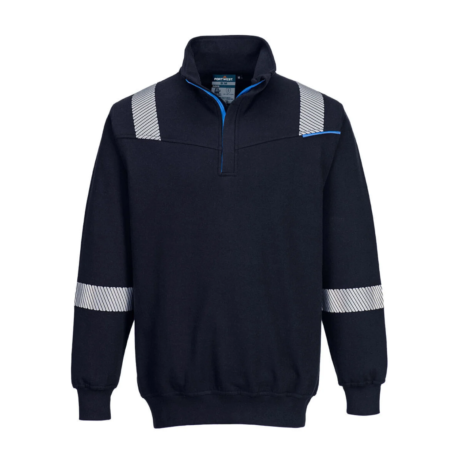 Portwest WX3 Flame Resistant Sweatshirt Navy