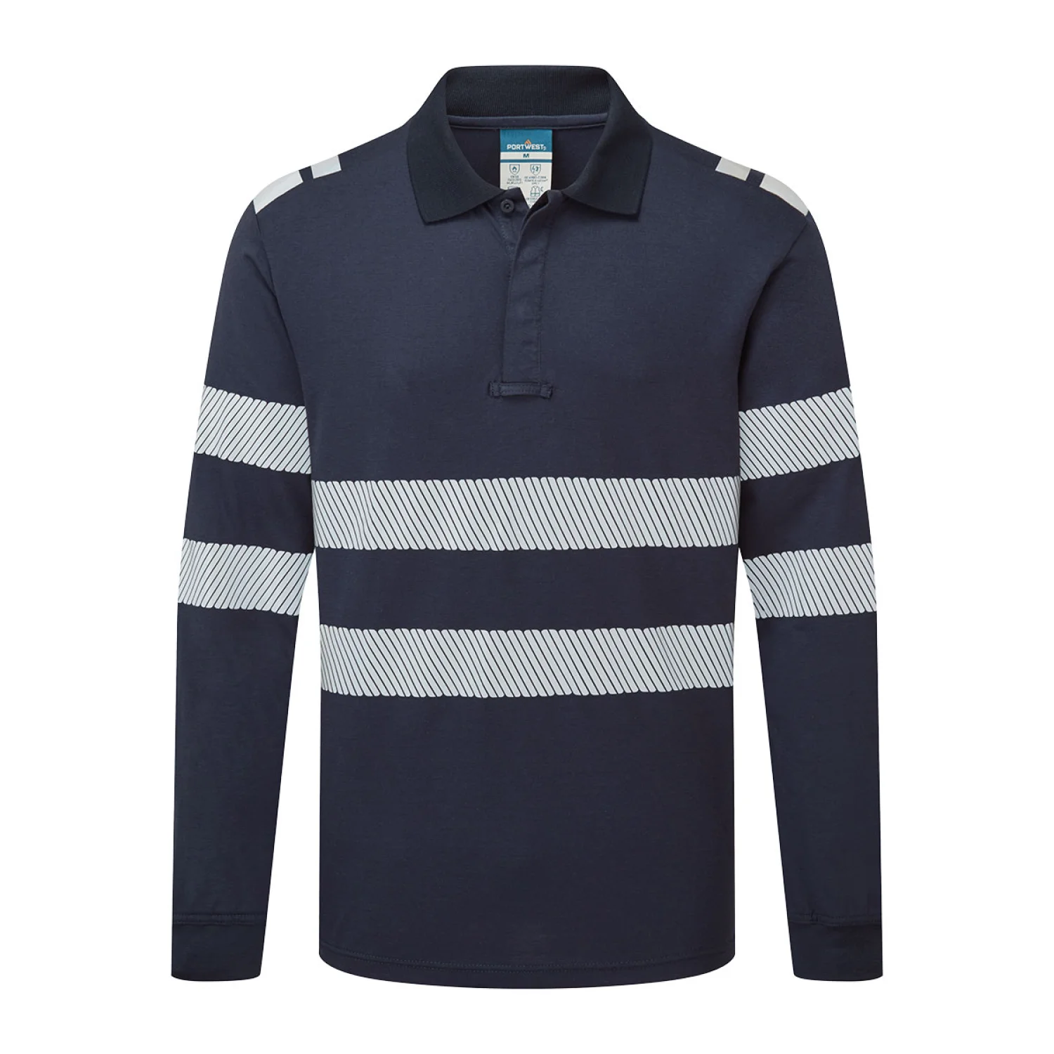 Portwest PW3 Modaflame lángálló hosszú ujjú pólóing Navy