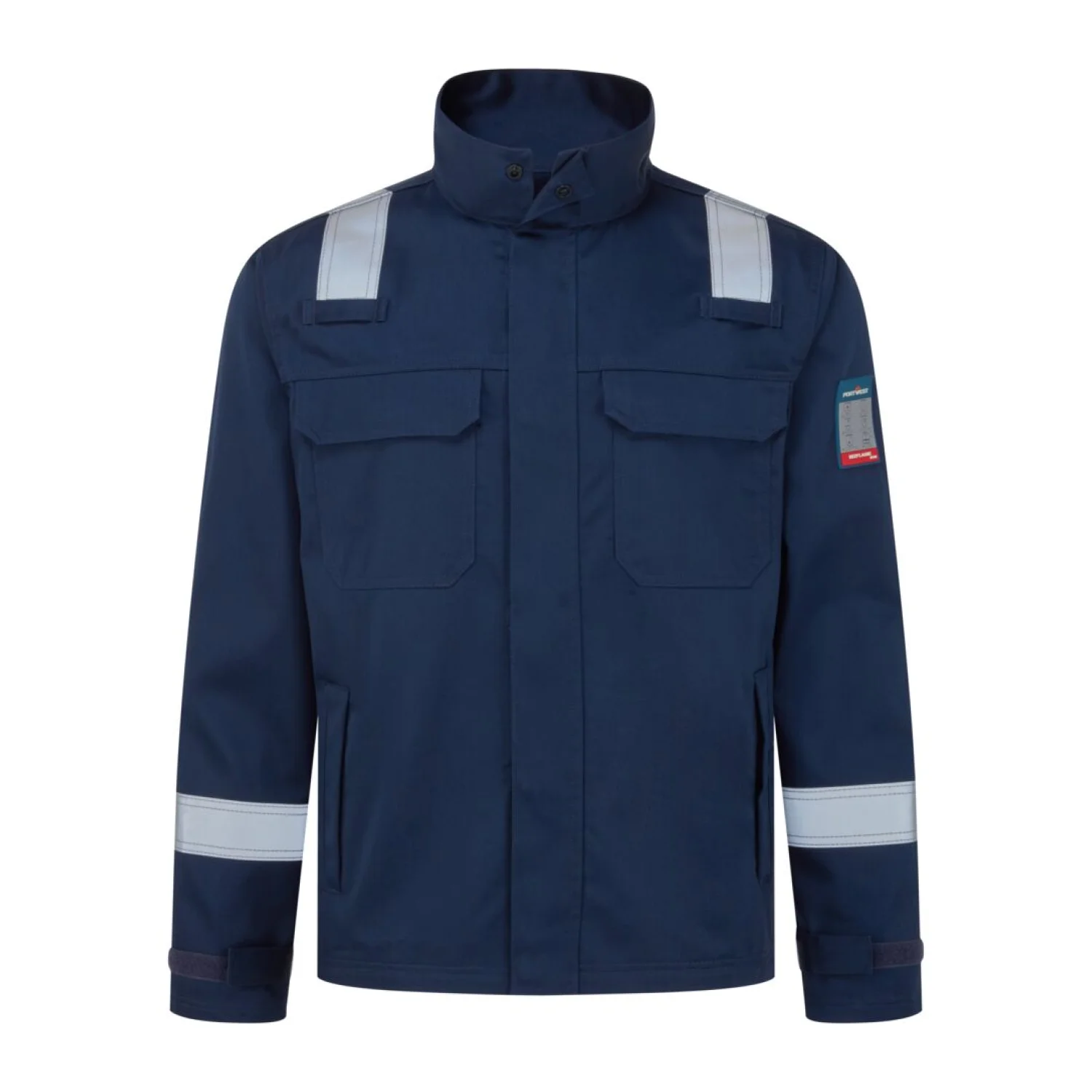 Portwest Bizflame Work+ FR lángálló kabát Navy