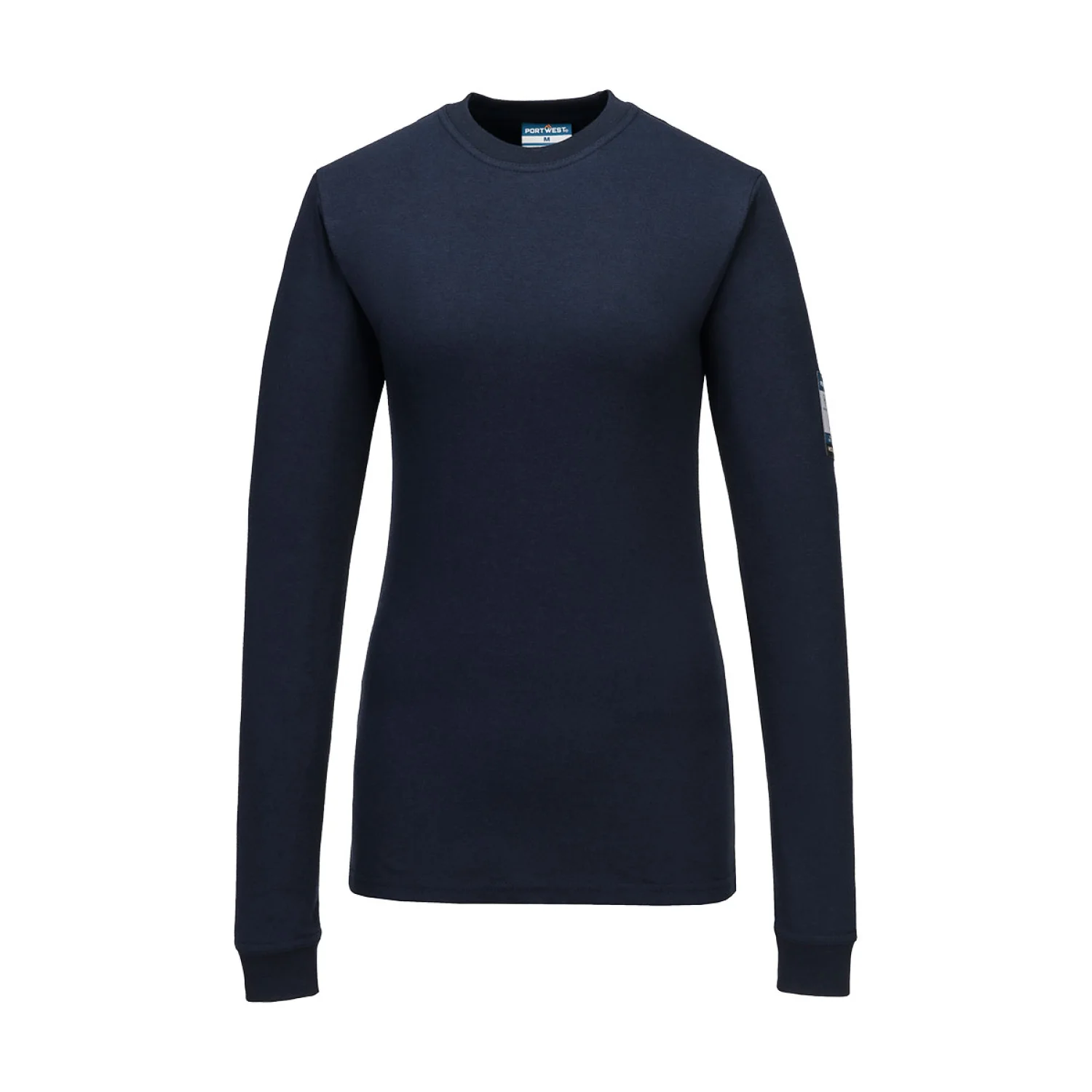 Portwest Modaflame Knit FR női hosszú ujjú póló Navy