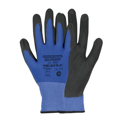 COFRA Oilproof TUCAT/PÁR nitril mártott kesztyű