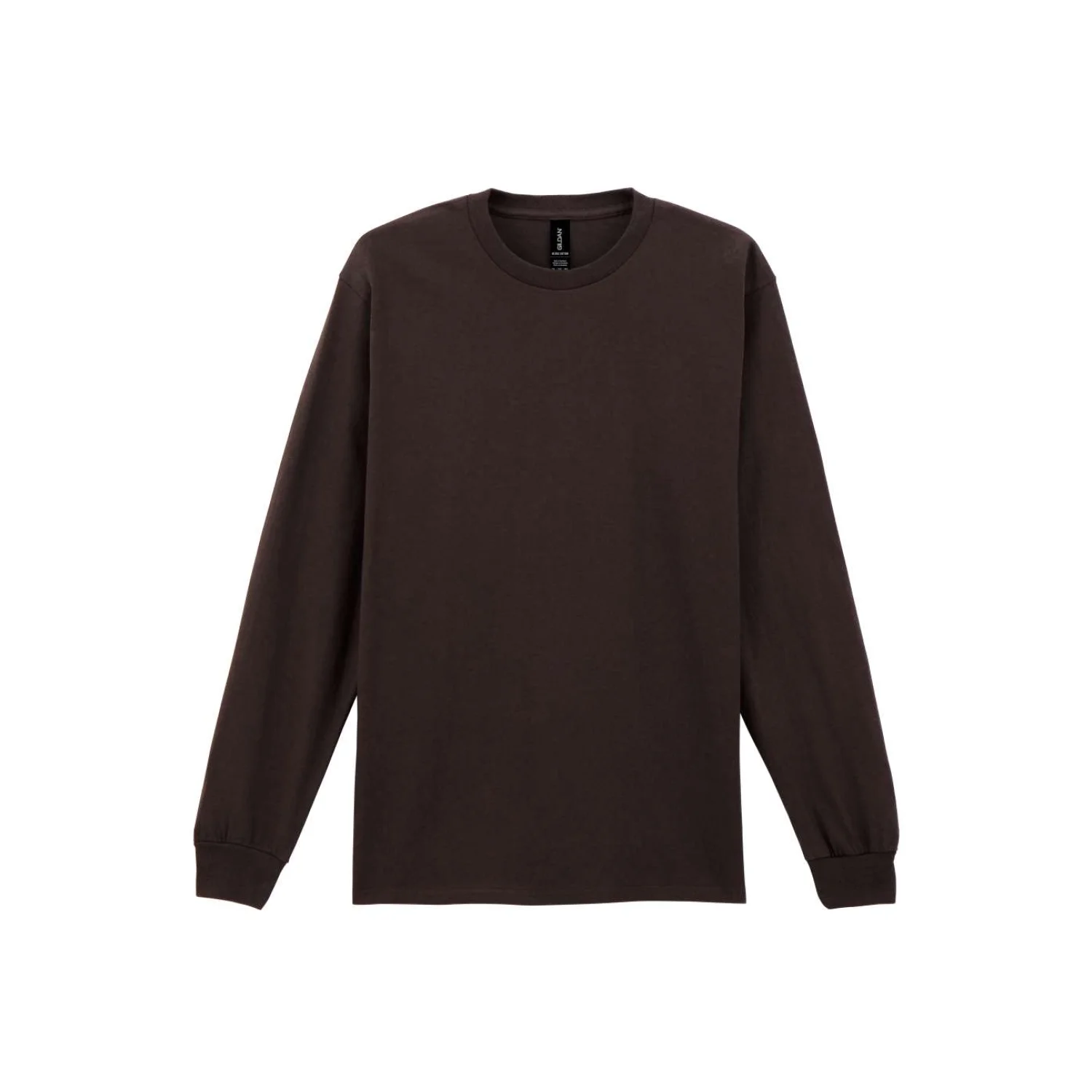 Gildan Ultra COTTON™ felnőtt hosszú ujjú póló Dark Chocolate