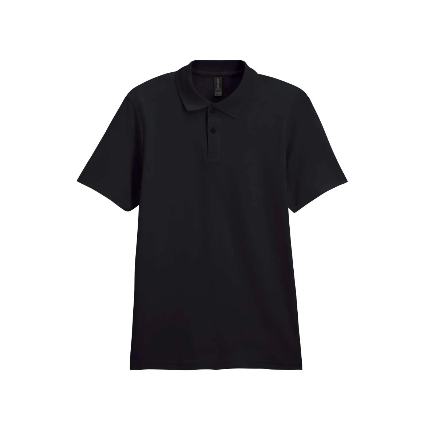 Gildan SOFTSTYLE™ felnőtt dupla piqué póló Black