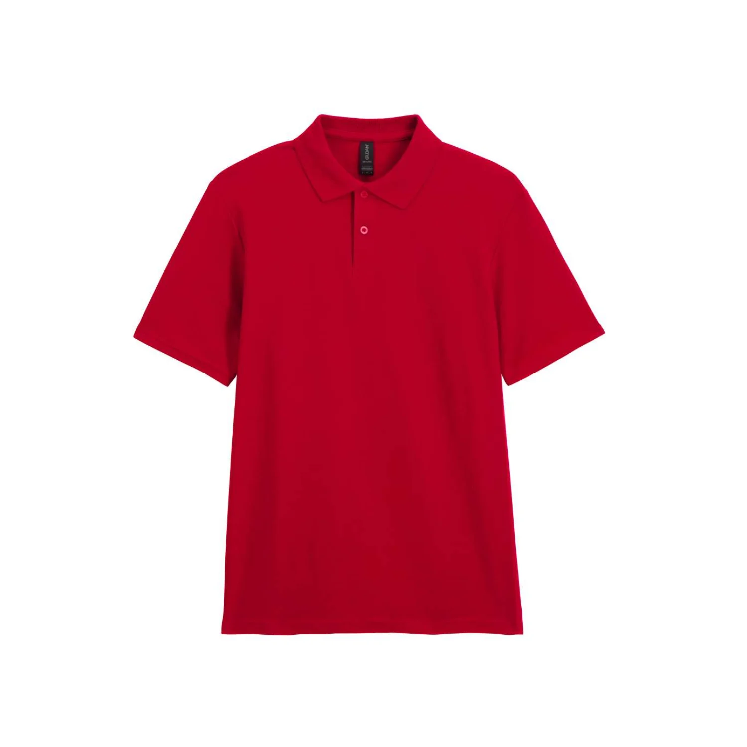 Gildan SOFTSTYLE™ felnőtt dupla piqué póló Cherry Red