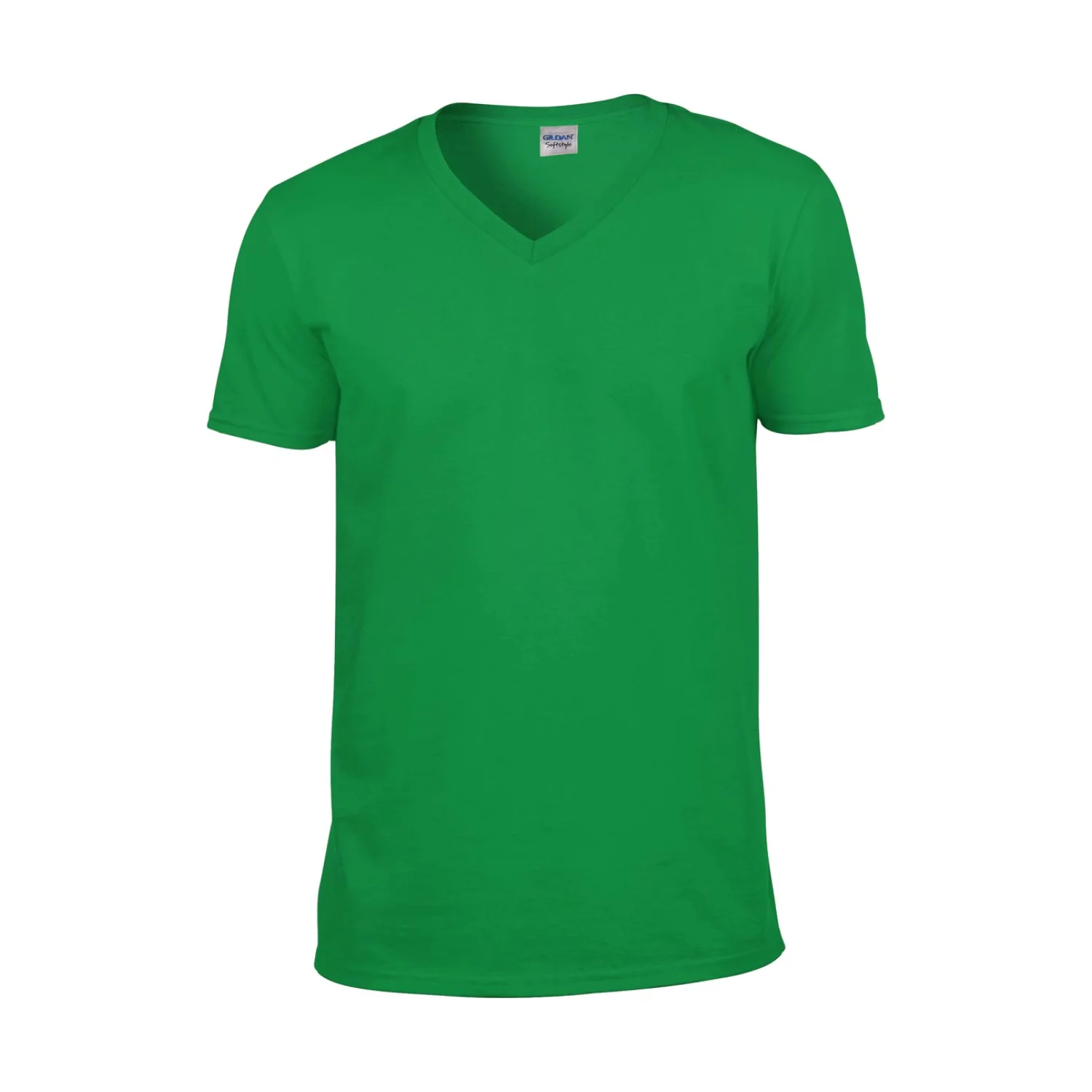 Gildan SOFTSTYLE™ felnőtt v-nyakú póló Irish Green