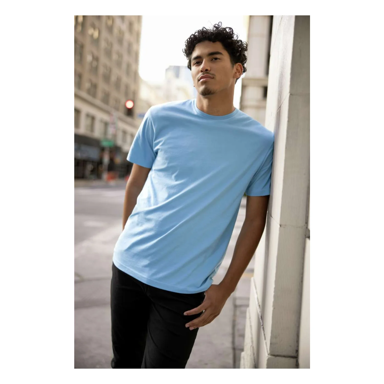 Gildan SOFTSTYLE™ felnőtt póló Baby Blue