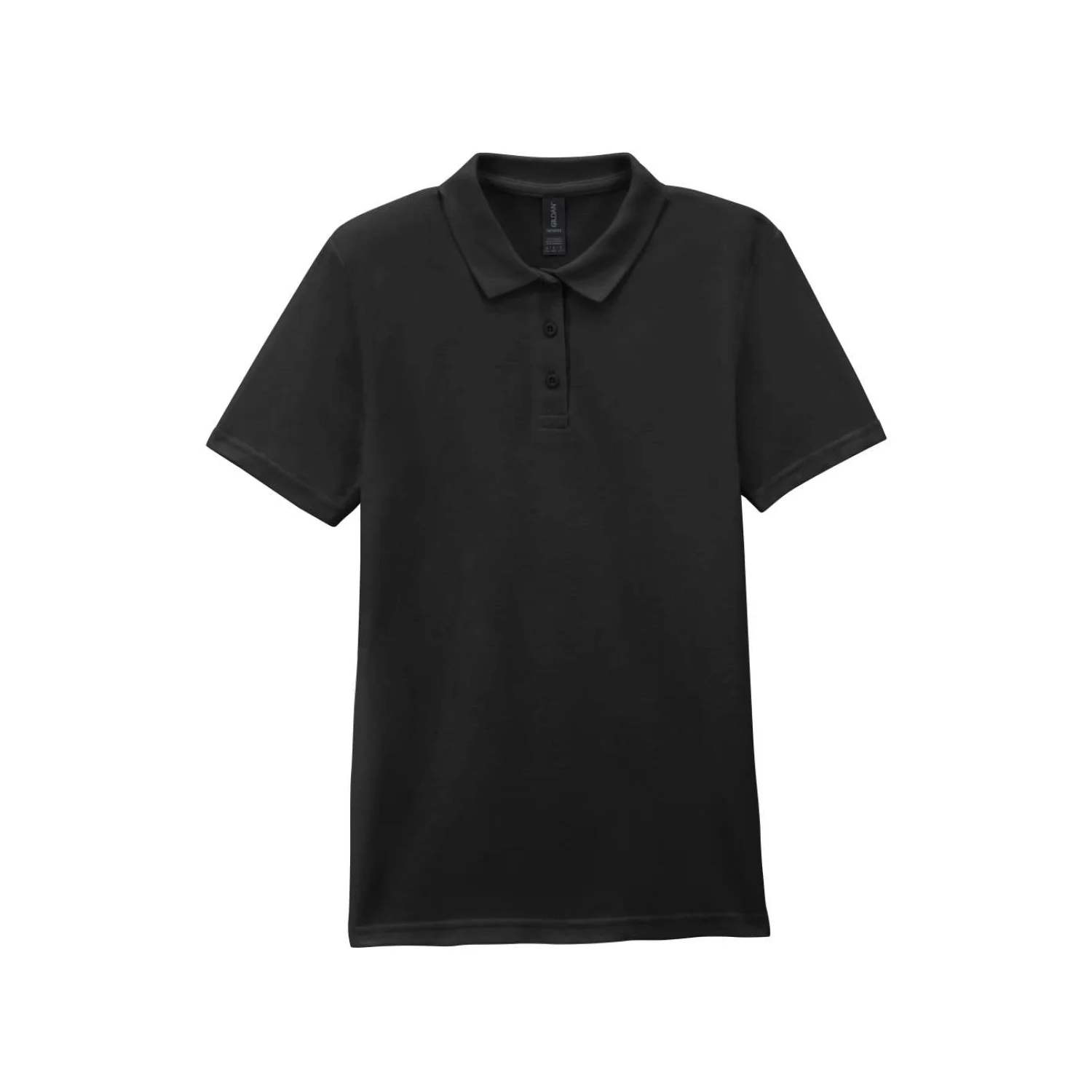 Gildan SOFTSTYLE™ női dupla piqué póló Black