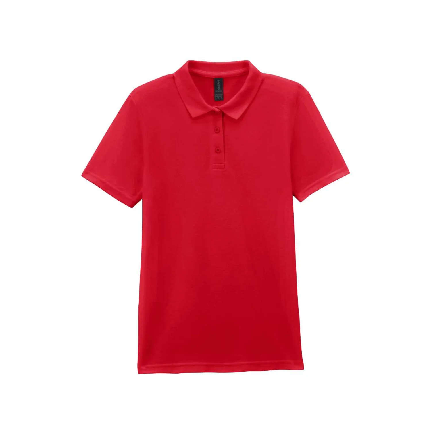 Gildan SOFTSTYLE™ női dupla piqué póló Red