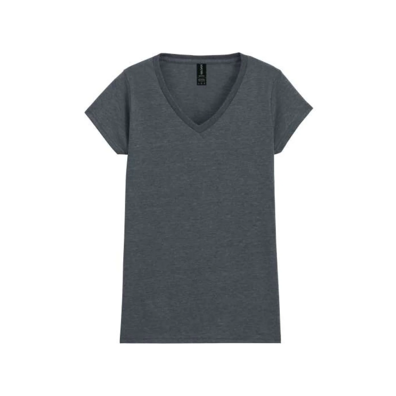 Gildan SOFTSTYLE™ női v-nyakú póló Dark Heather