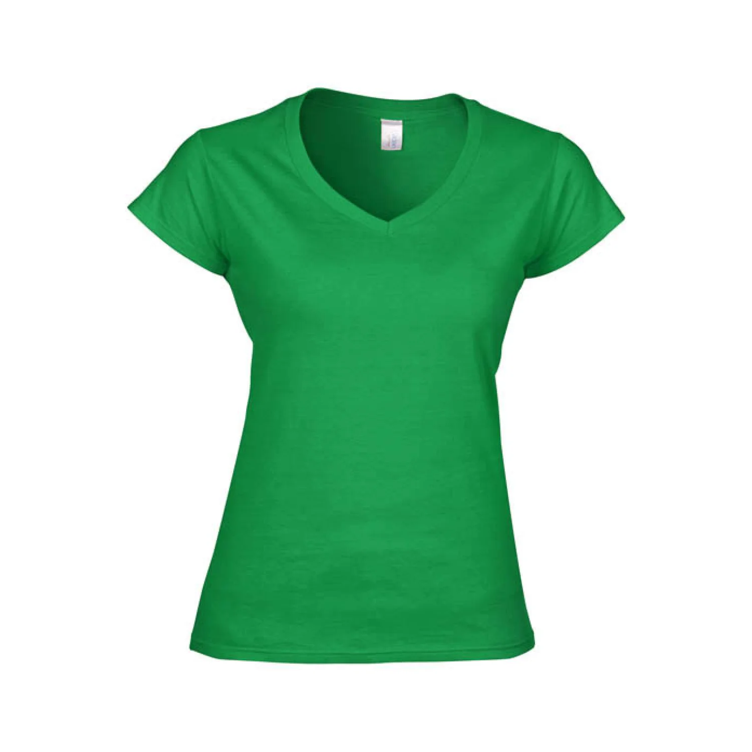 Gildan SOFTSTYLE™ női v-nyakú póló Irish Green