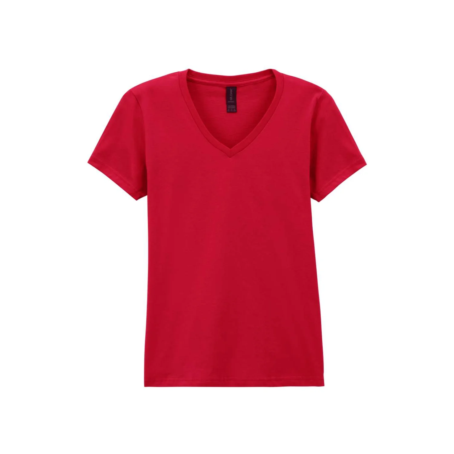 Gildan SOFTSTYLE™ női v-nyakú póló Cherry Red