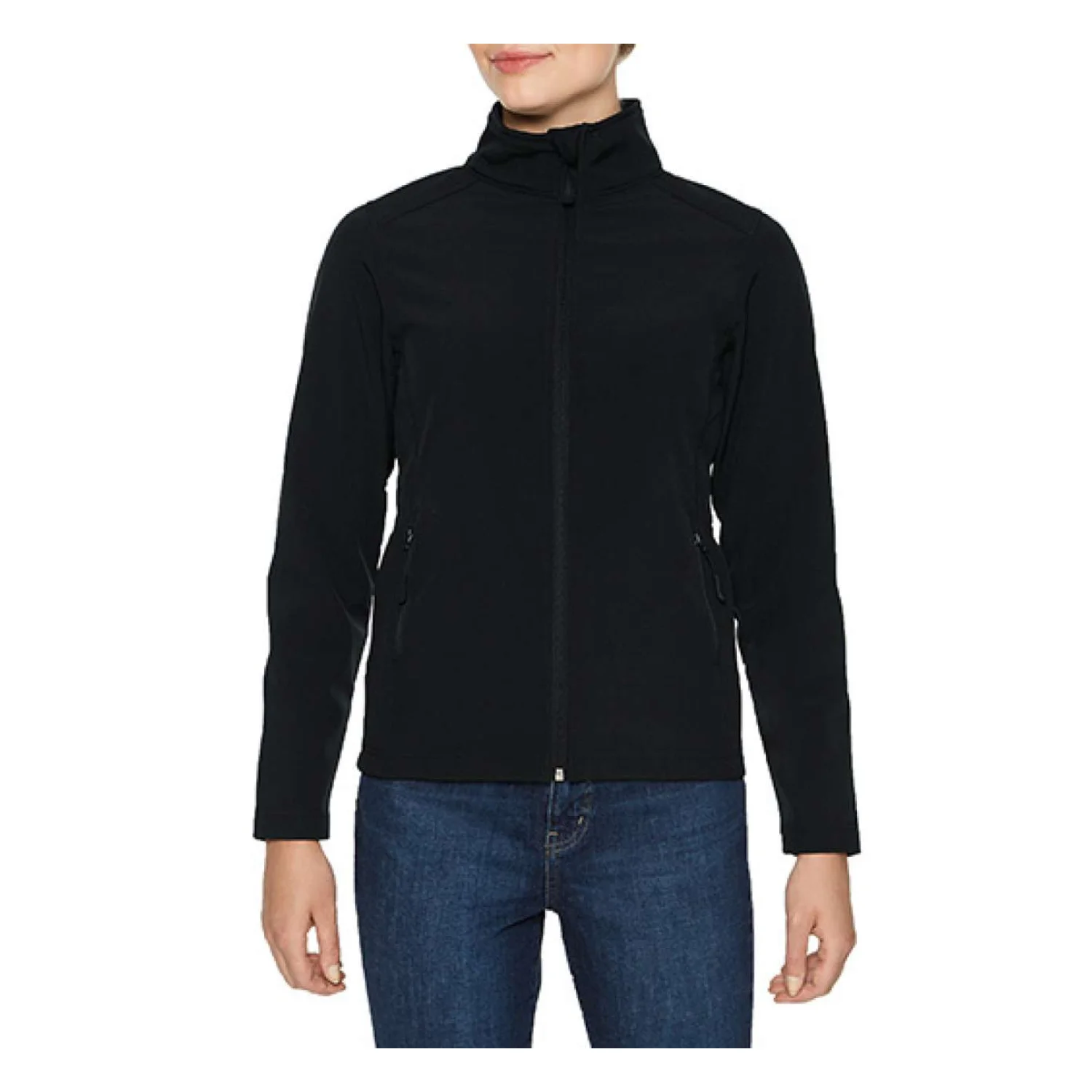 Gildan Hammer női softshell kabát kabátok és dzseki Black