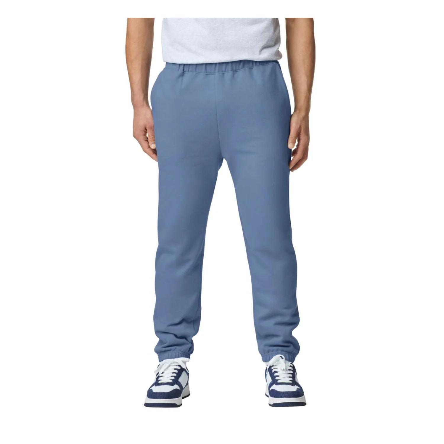 Gildan SOFTSTYLE™ midweight felnőtt zsebes melegítő nadrág Stone Blue