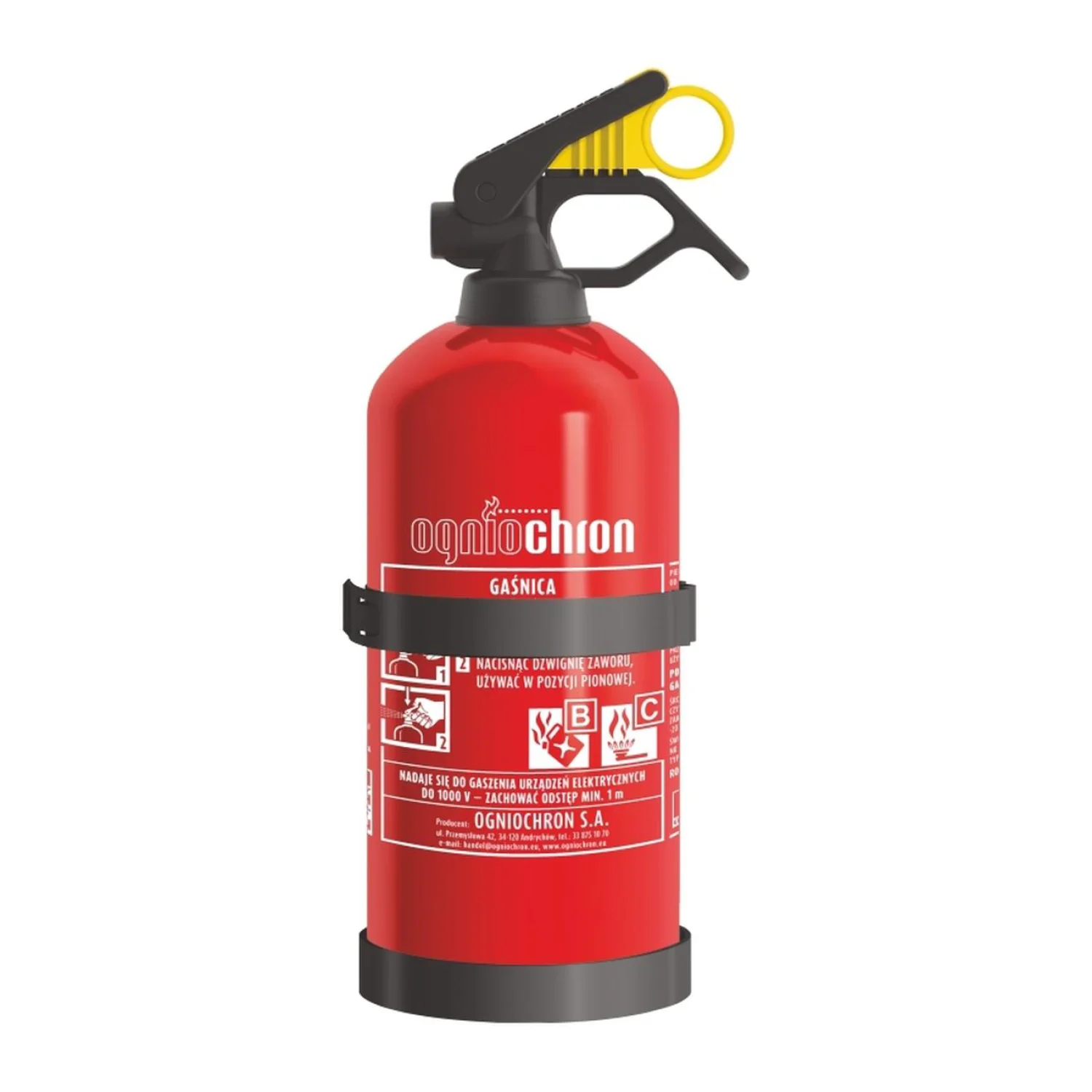 PROCERA GP-1z bc 1 kg porral oltó tűzoltó készülék akasztóval