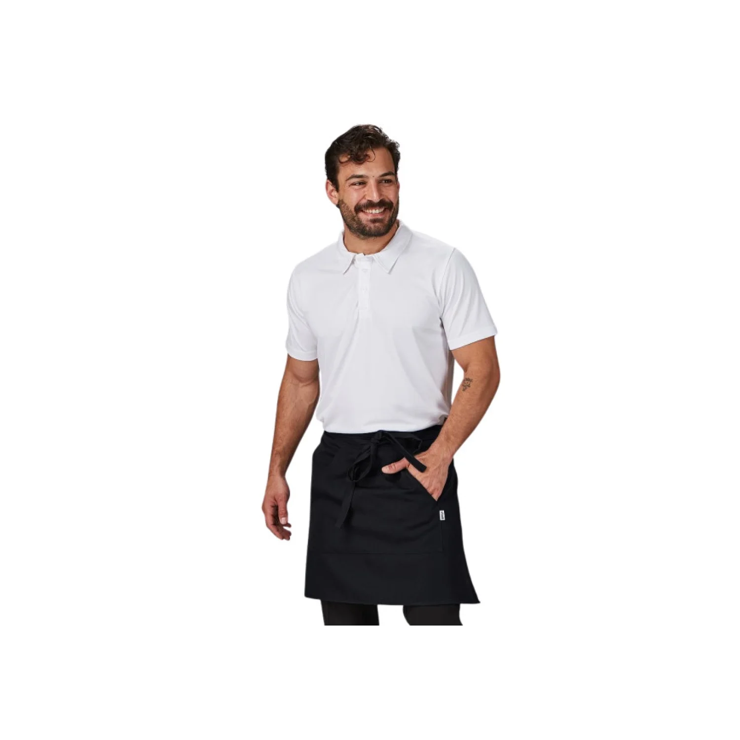 GARY’S WORKWEAR GARYS - derekas kötény fekete