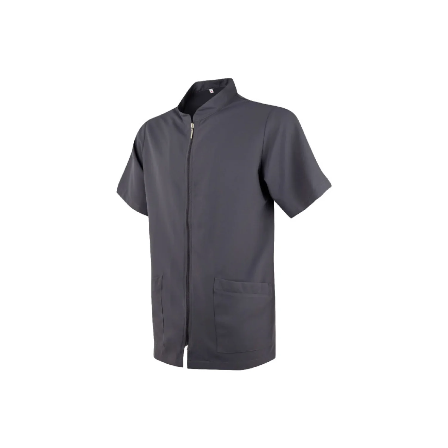 GARY’S WORKWEAR GARYS - MALLORCA férfi cipzáras rövid ujjú felső sötétszürke