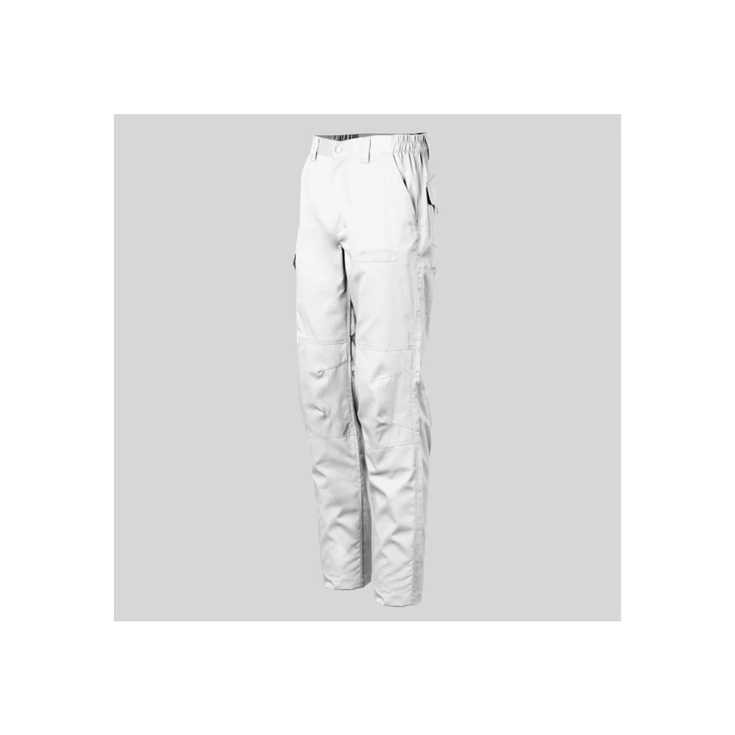 GARY’S WORKWEAR GARYS - ARCE unisex többzsebes derekas nadrág fehér