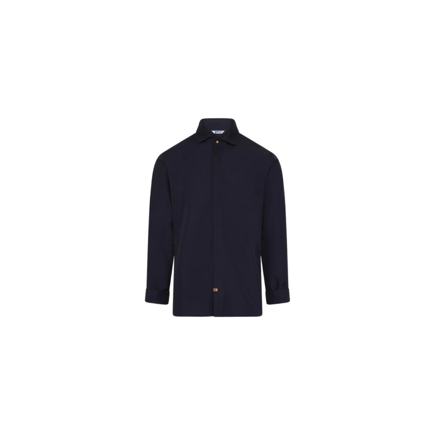 GARY’S WORKWEAR GARYS - TOMMASO férfi séfkabát olasz gallérral fekete